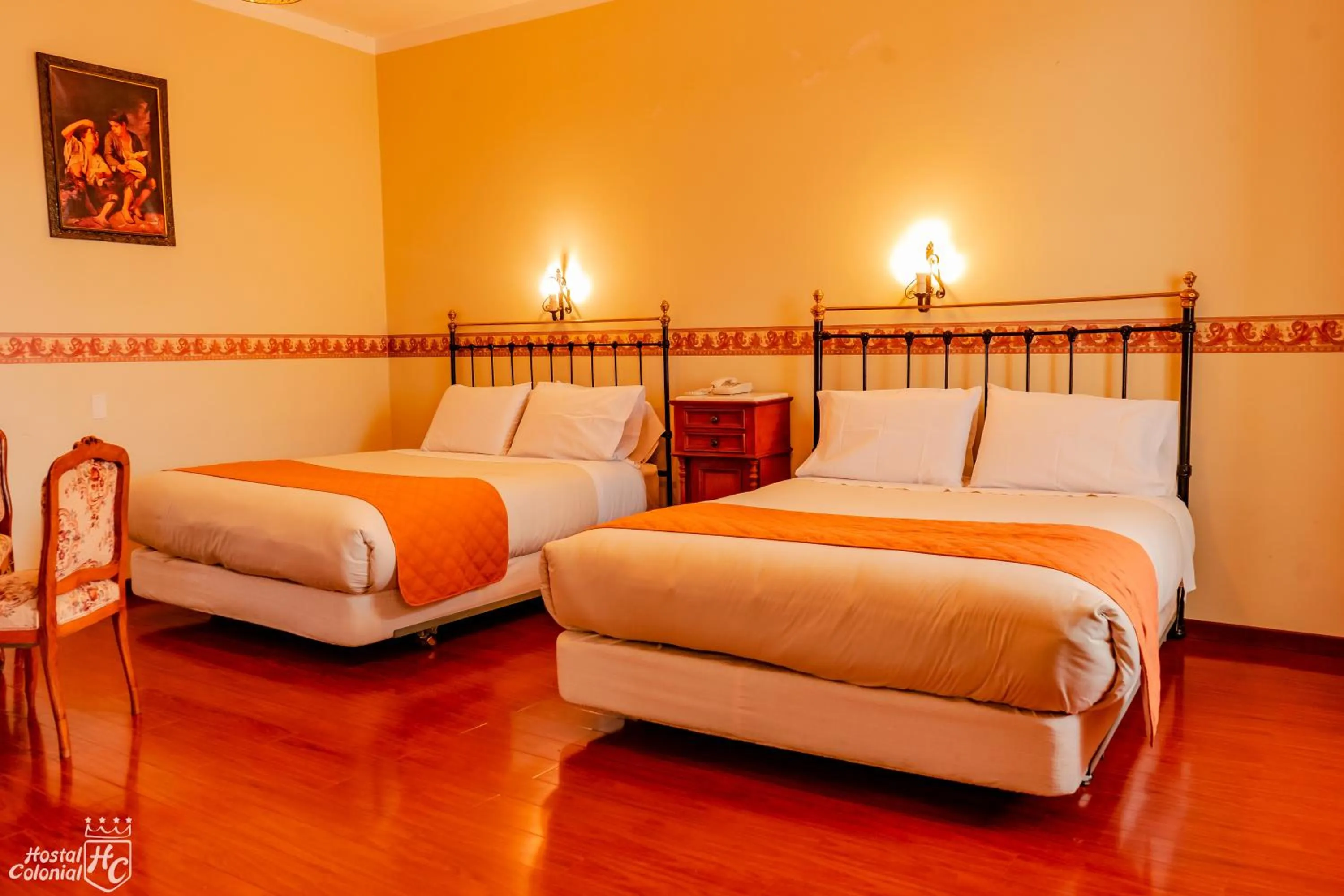 Photo of the whole room, Bed in Hostal Colonial Potosi