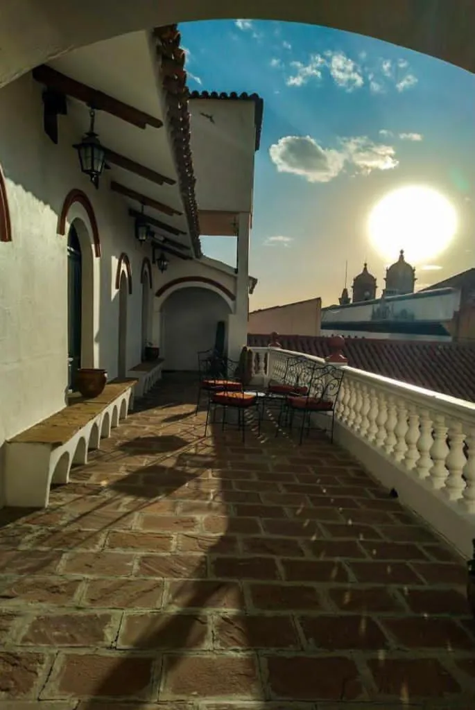 Balcony/Terrace in Hostal Colonial Potosi