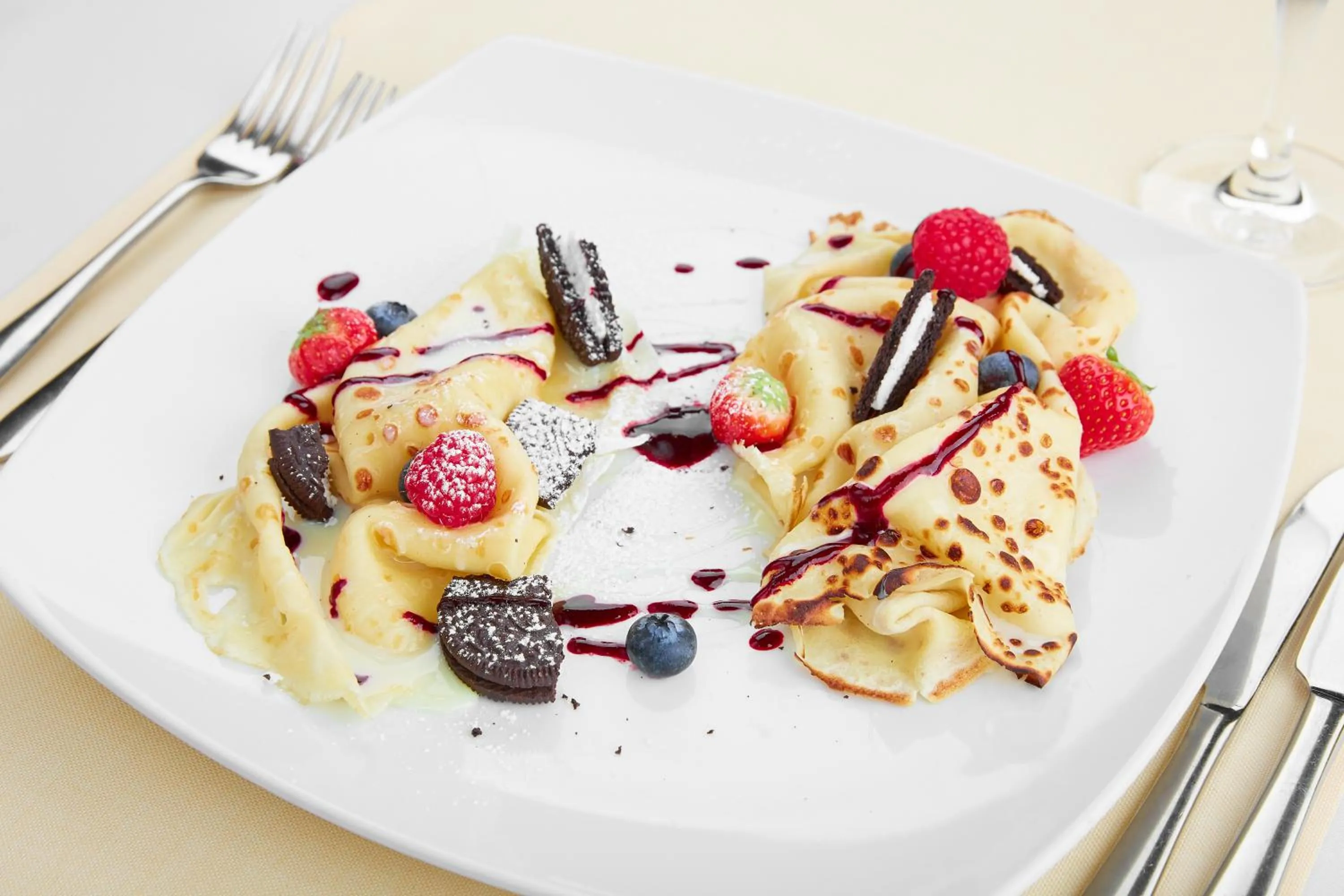 Food close-up in Park Hotel Latgola