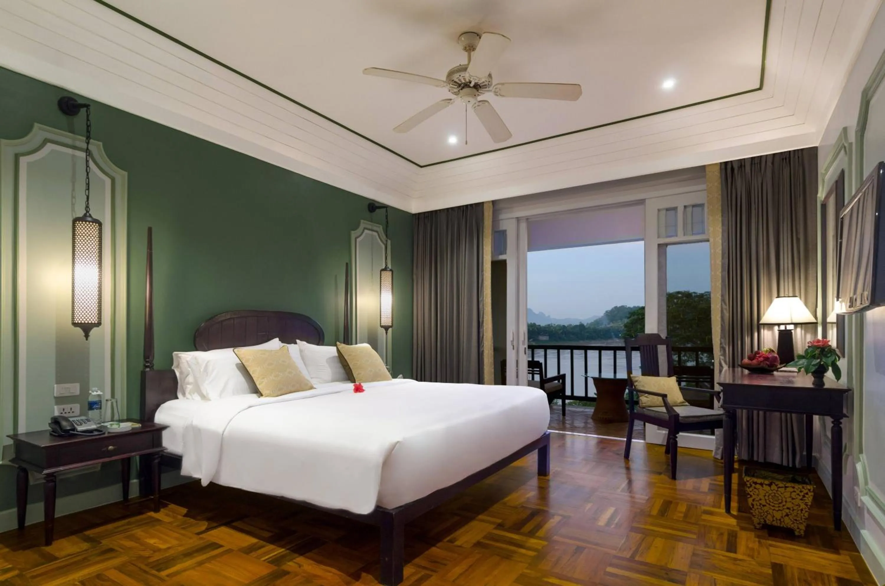 Bed in The Grand Luang Prabang Affiliated by Meliá
