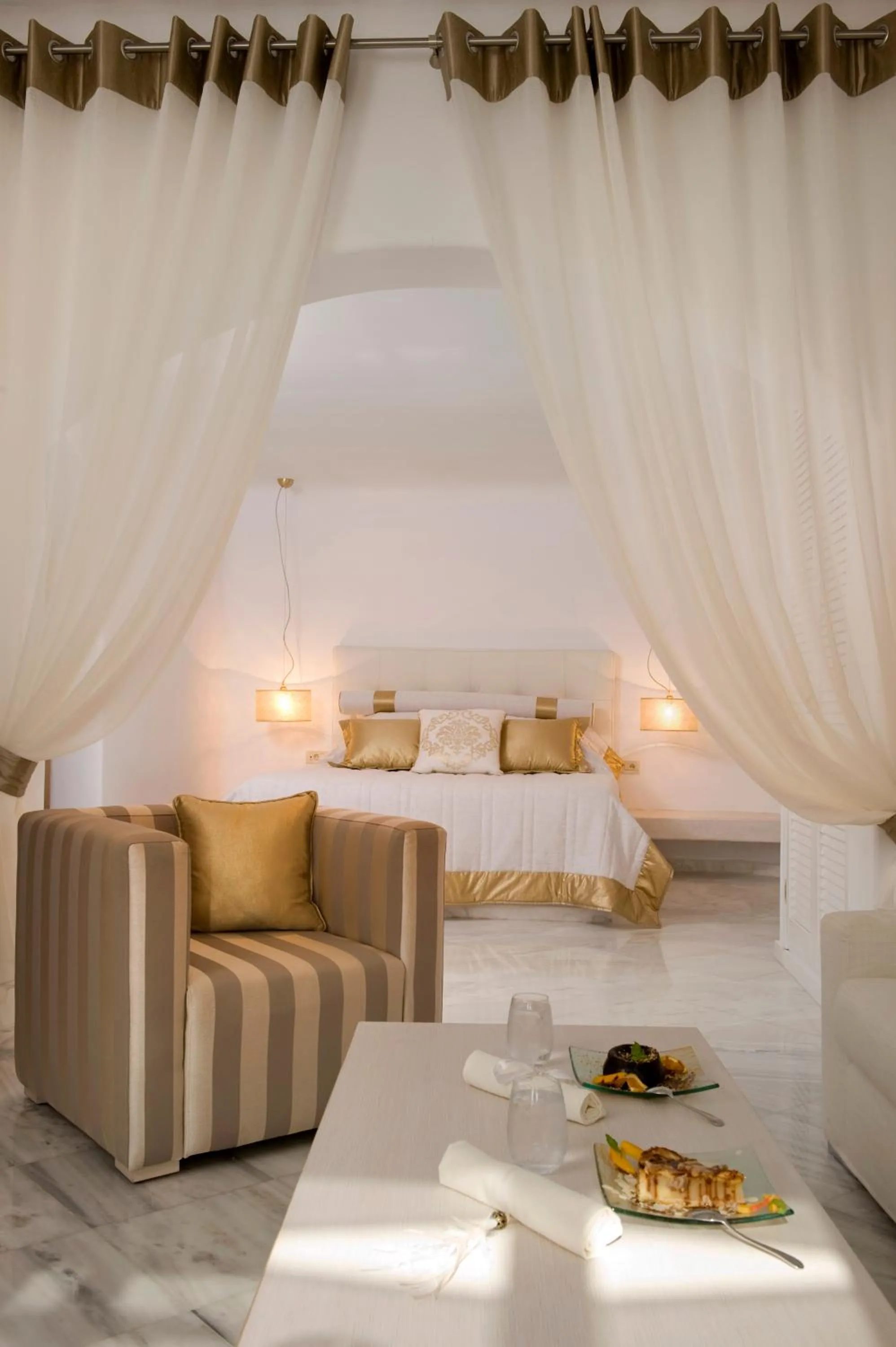 Bed in Gold Suites - Small Luxury Hotels of the World