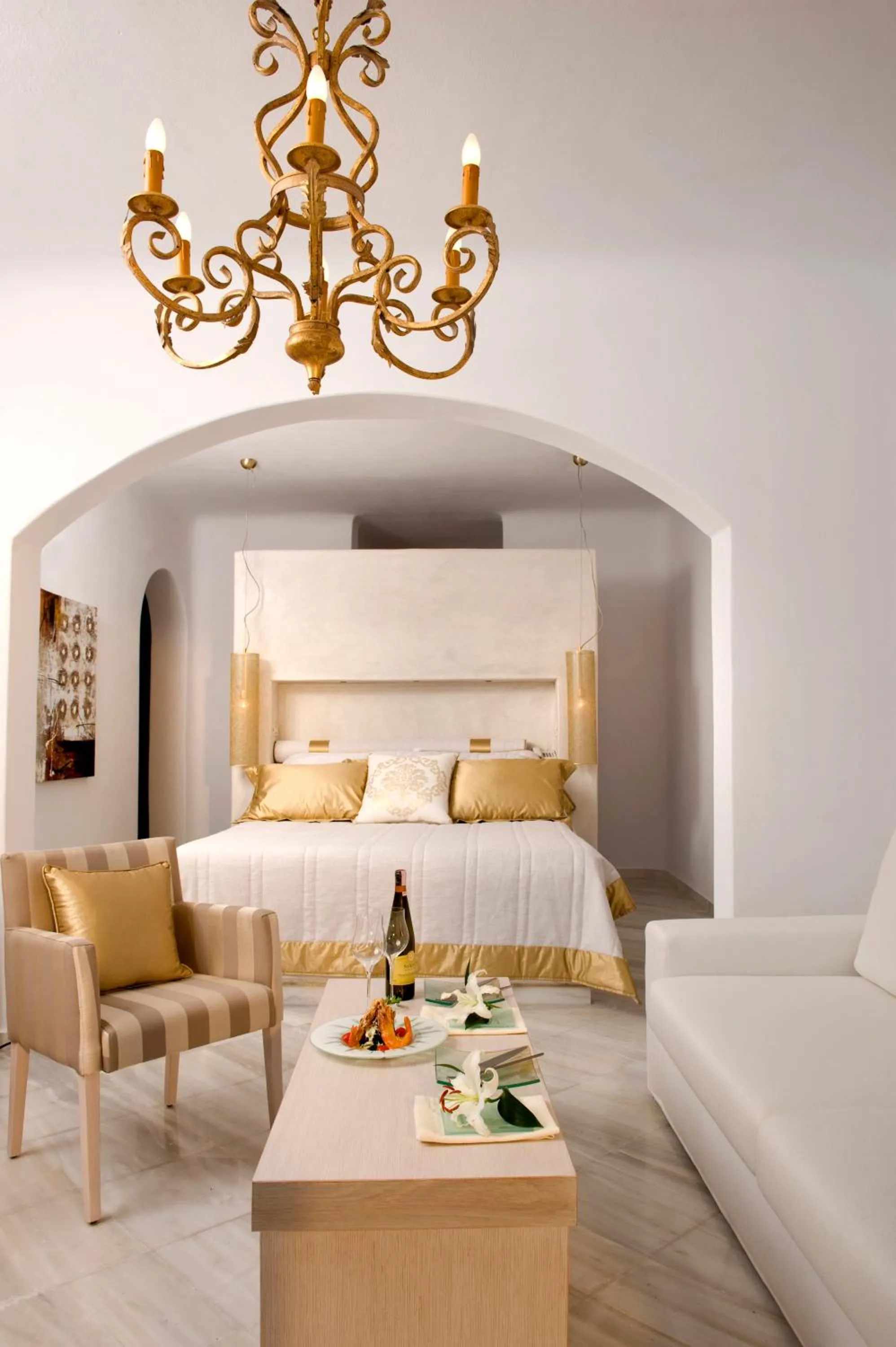Bed in Gold Suites - Small Luxury Hotels of the World