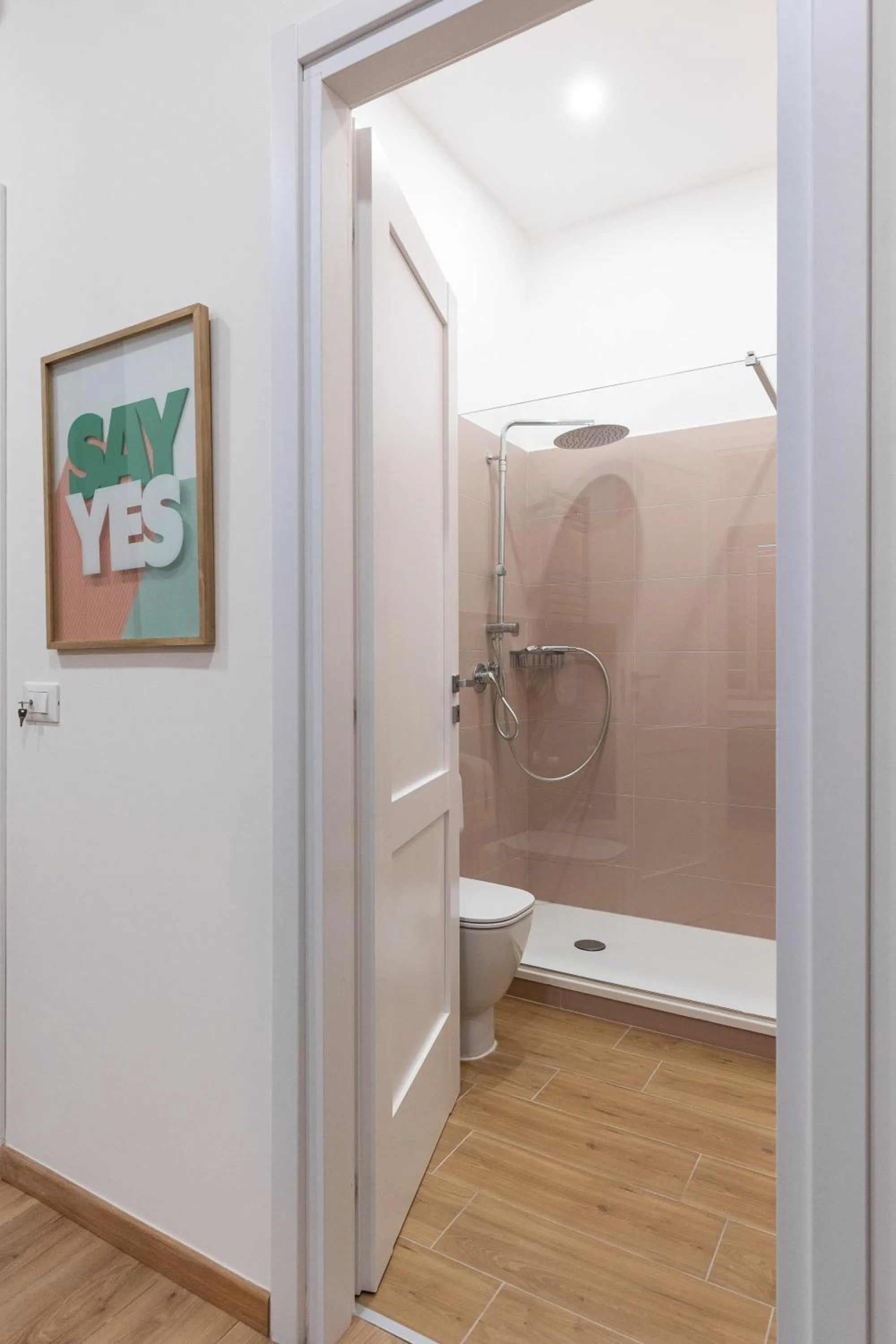 Shower in B&B Vitruvio Suites