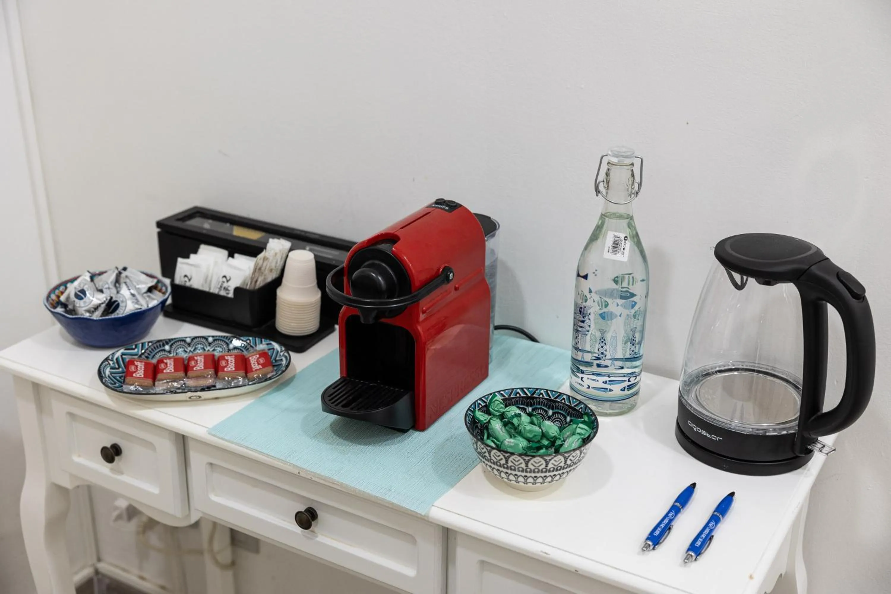 Coffee/tea facilities in B&B Vitruvio Suites