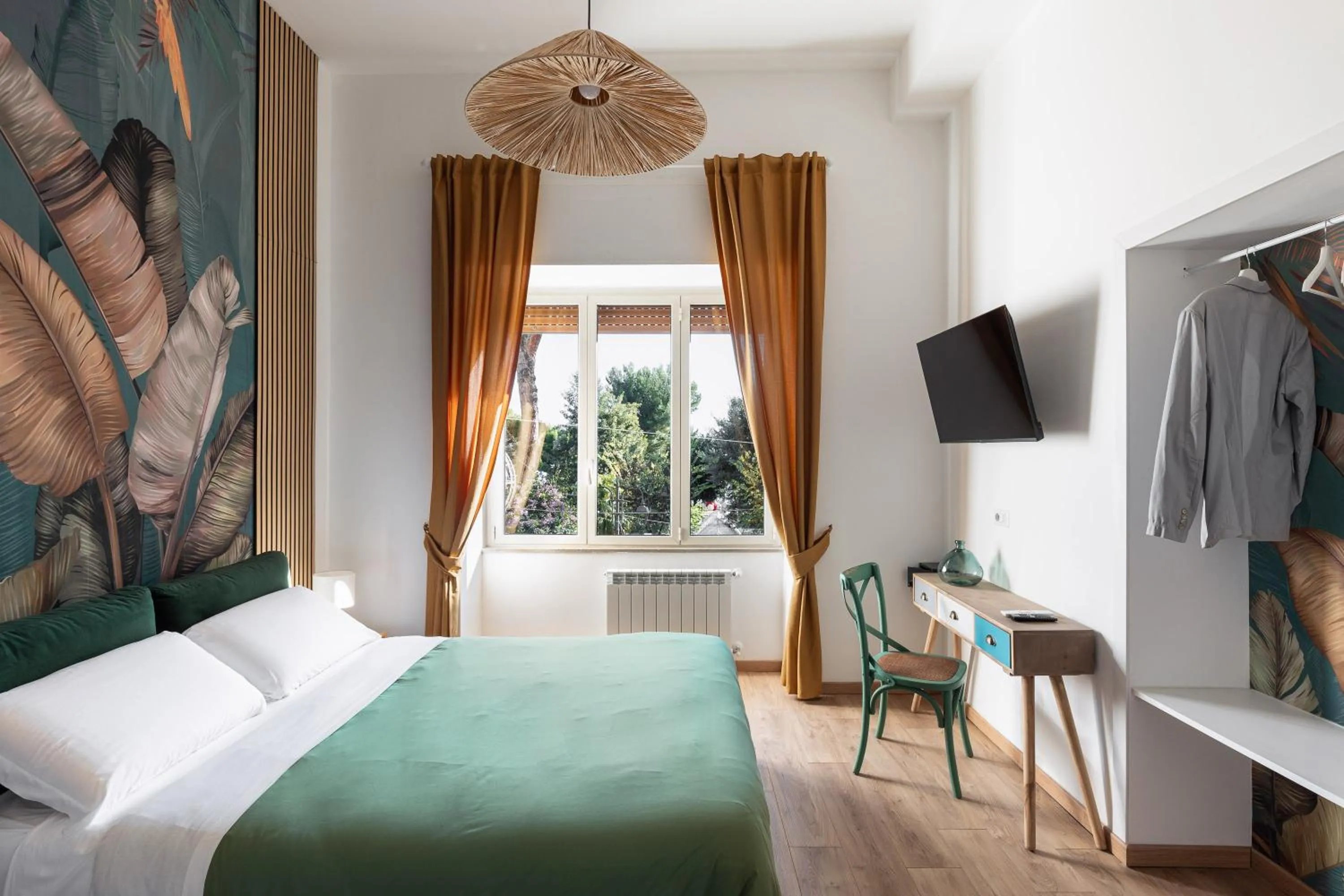 Communal lounge/ TV room, Bed in B&B Vitruvio Suites