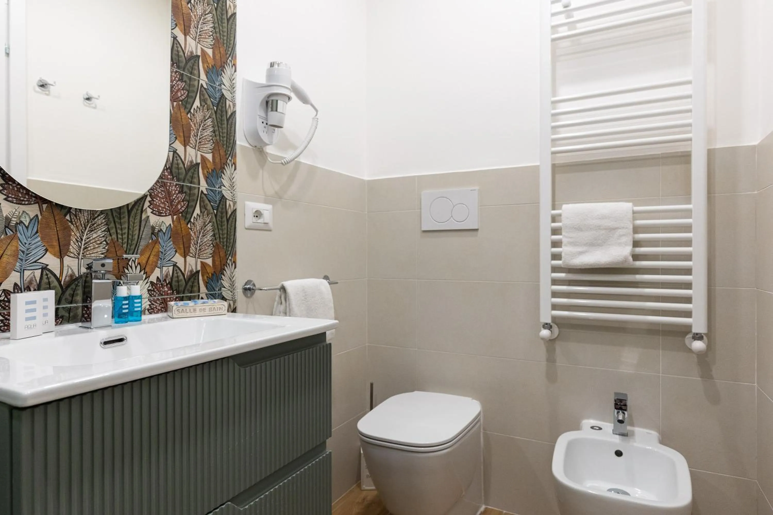 Shower in B&B Vitruvio Suites