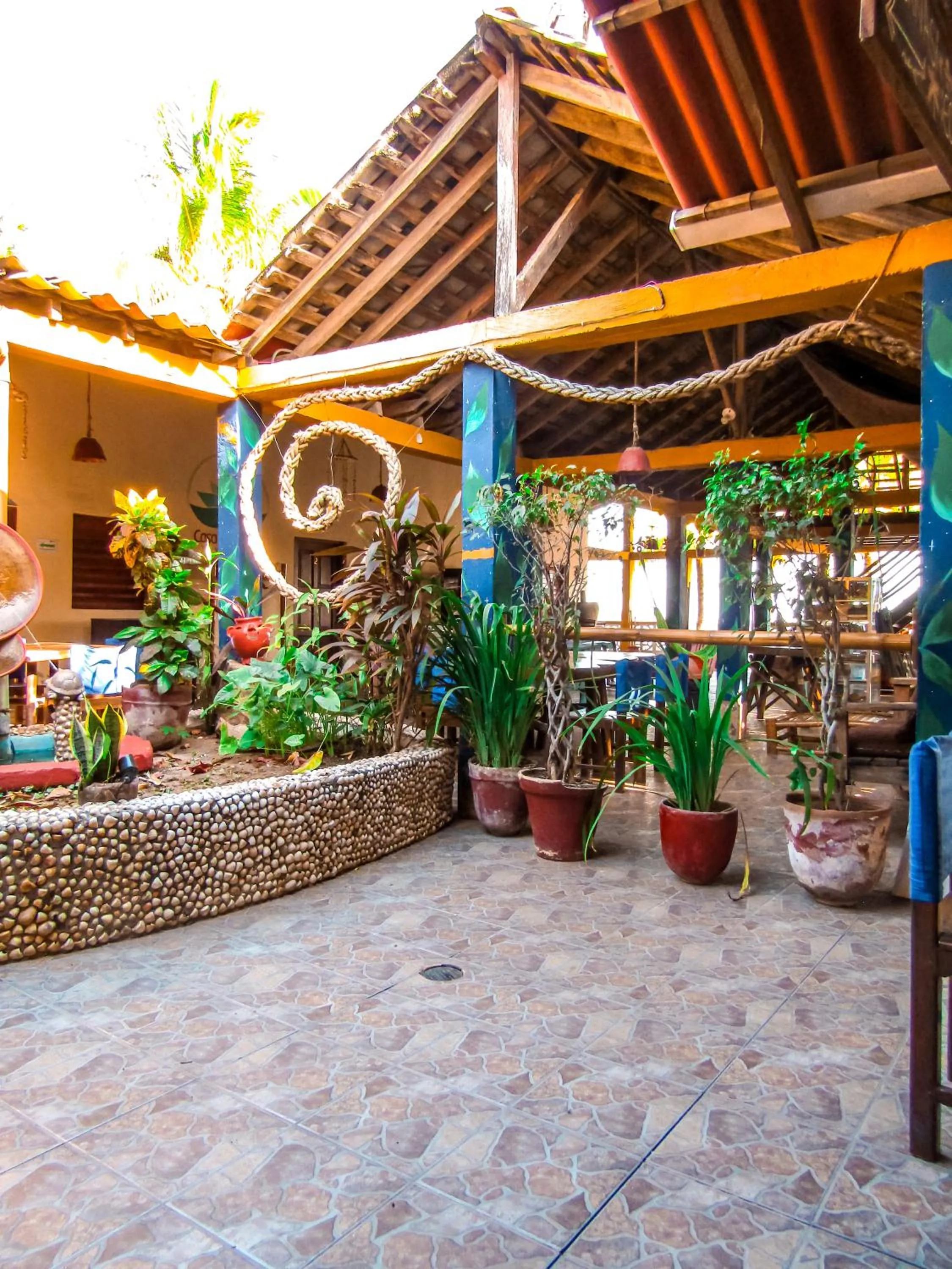 Patio in Hotel Restaurante Spa La Barca de Oro