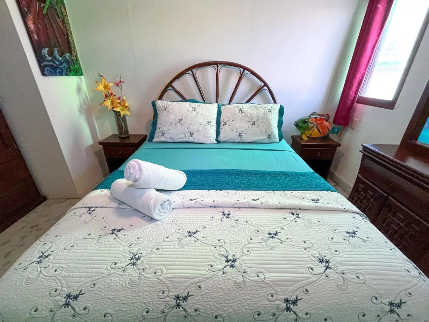 Bed in Cande's Apartments