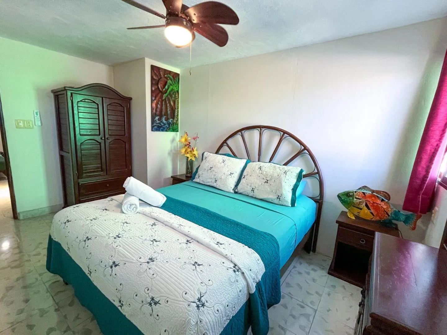 Bed in Cande's Apartments