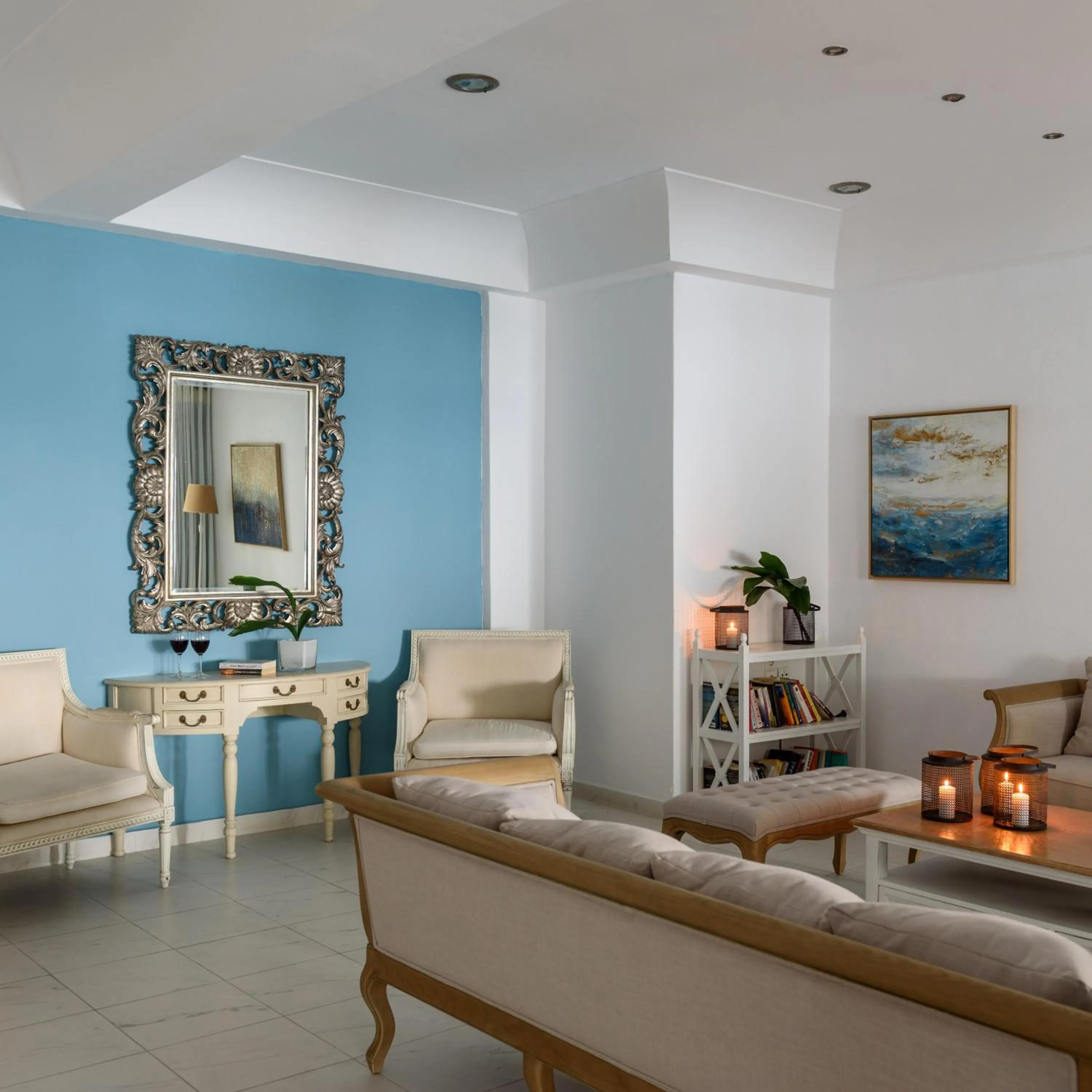 Lobby or reception in Alesahne Beach Hotel