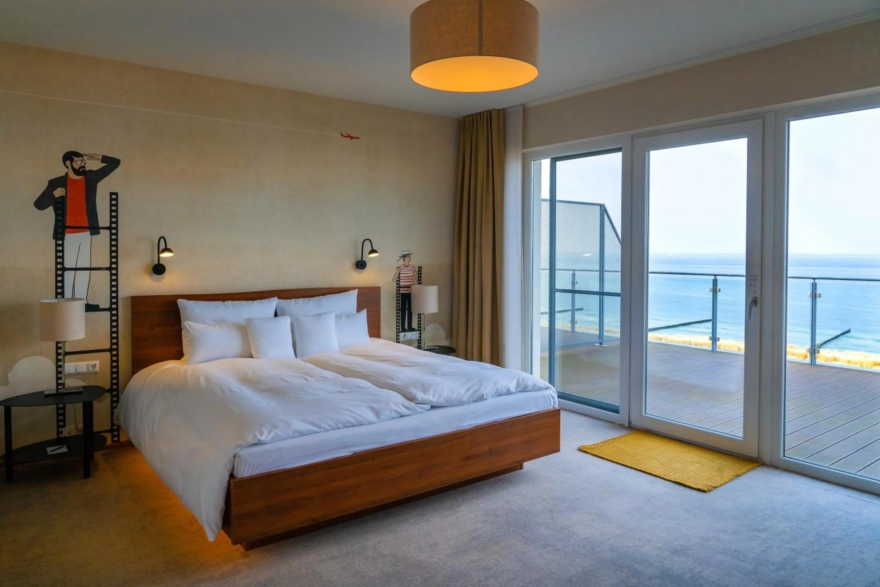 Bed in THE GRAND Ahrenshoop