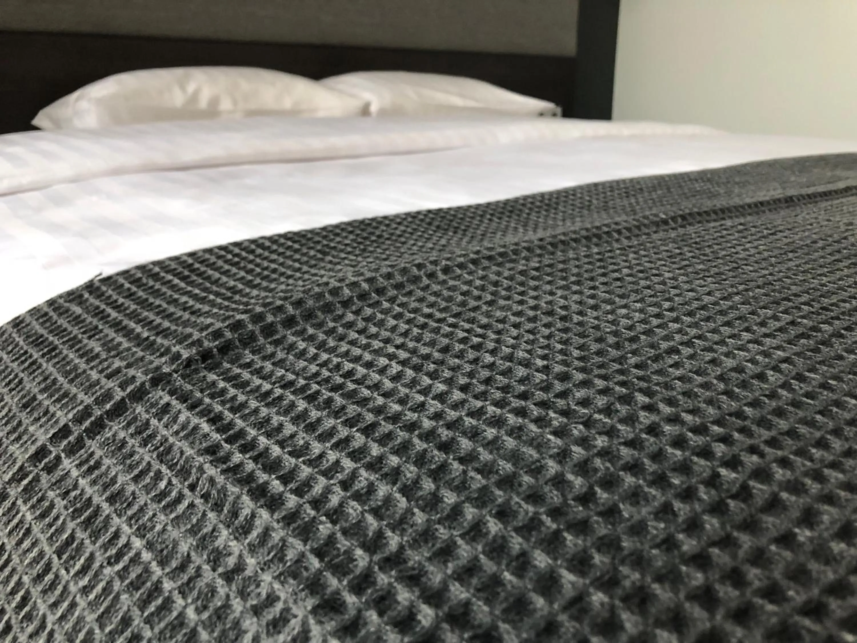 Bed in Hotel Kolumbs