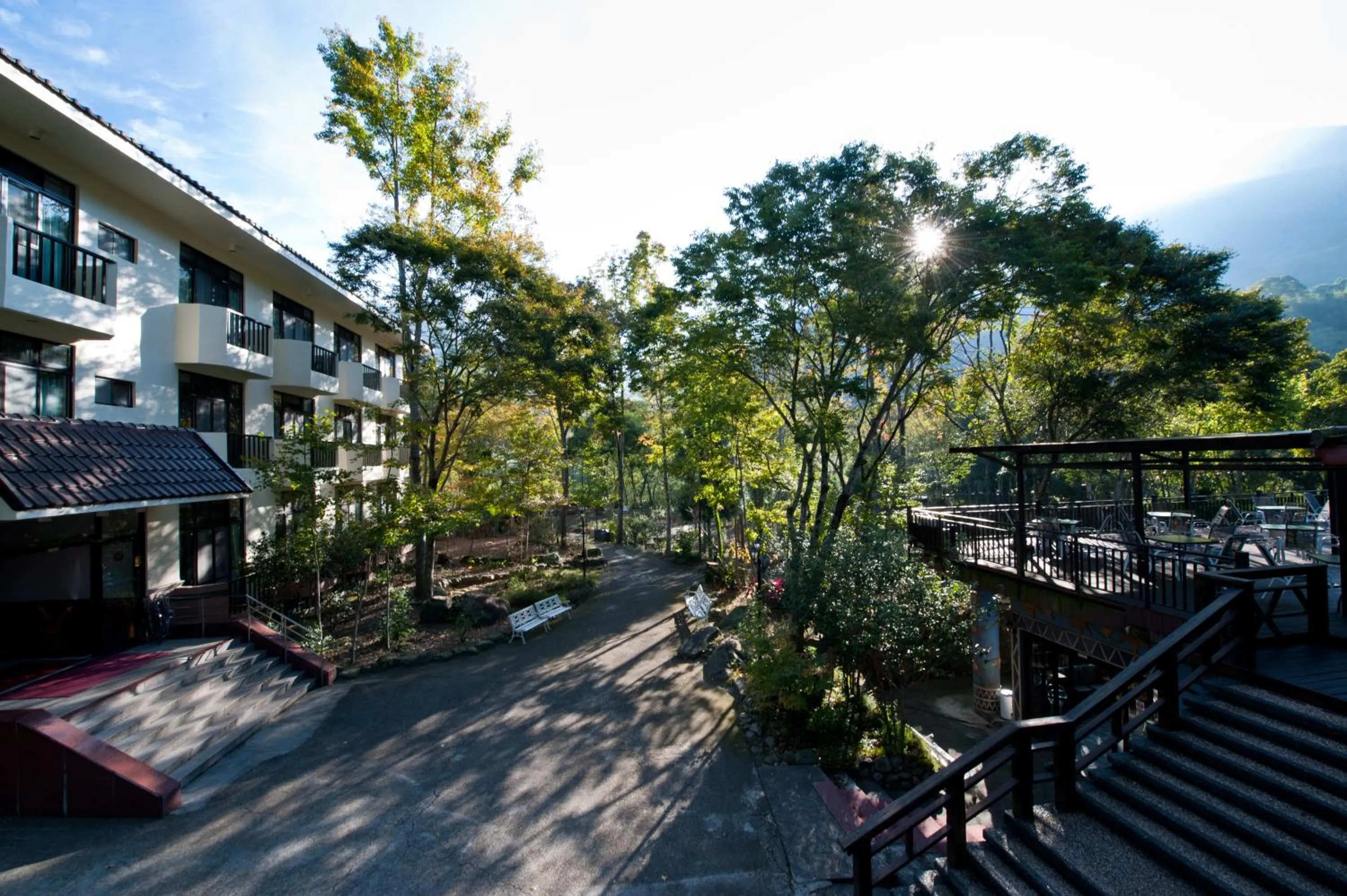 Balcony/Terrace in Hu Shan Hot Spring Hotel