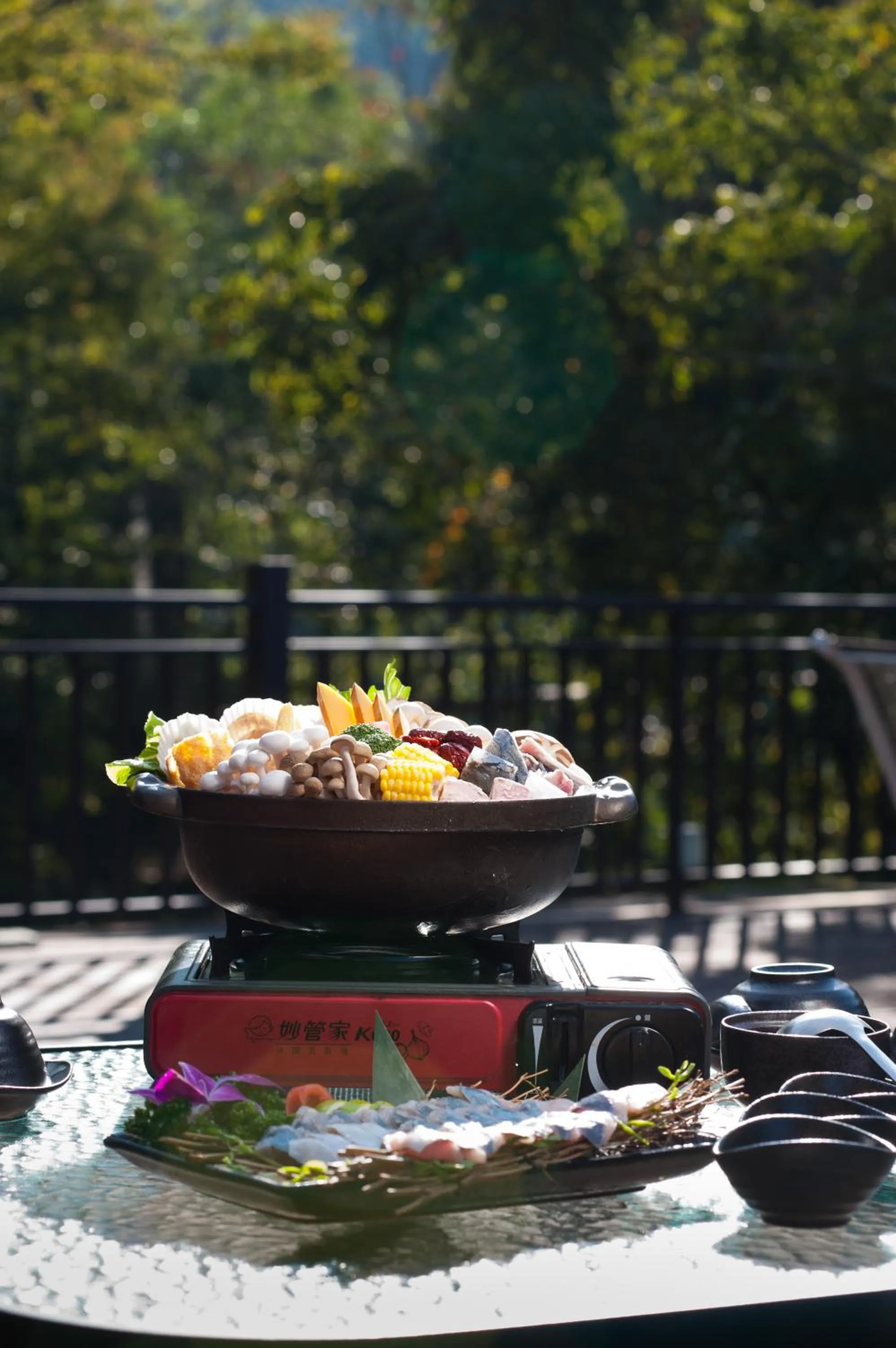 Food close-up in Hu Shan Hot Spring Hotel