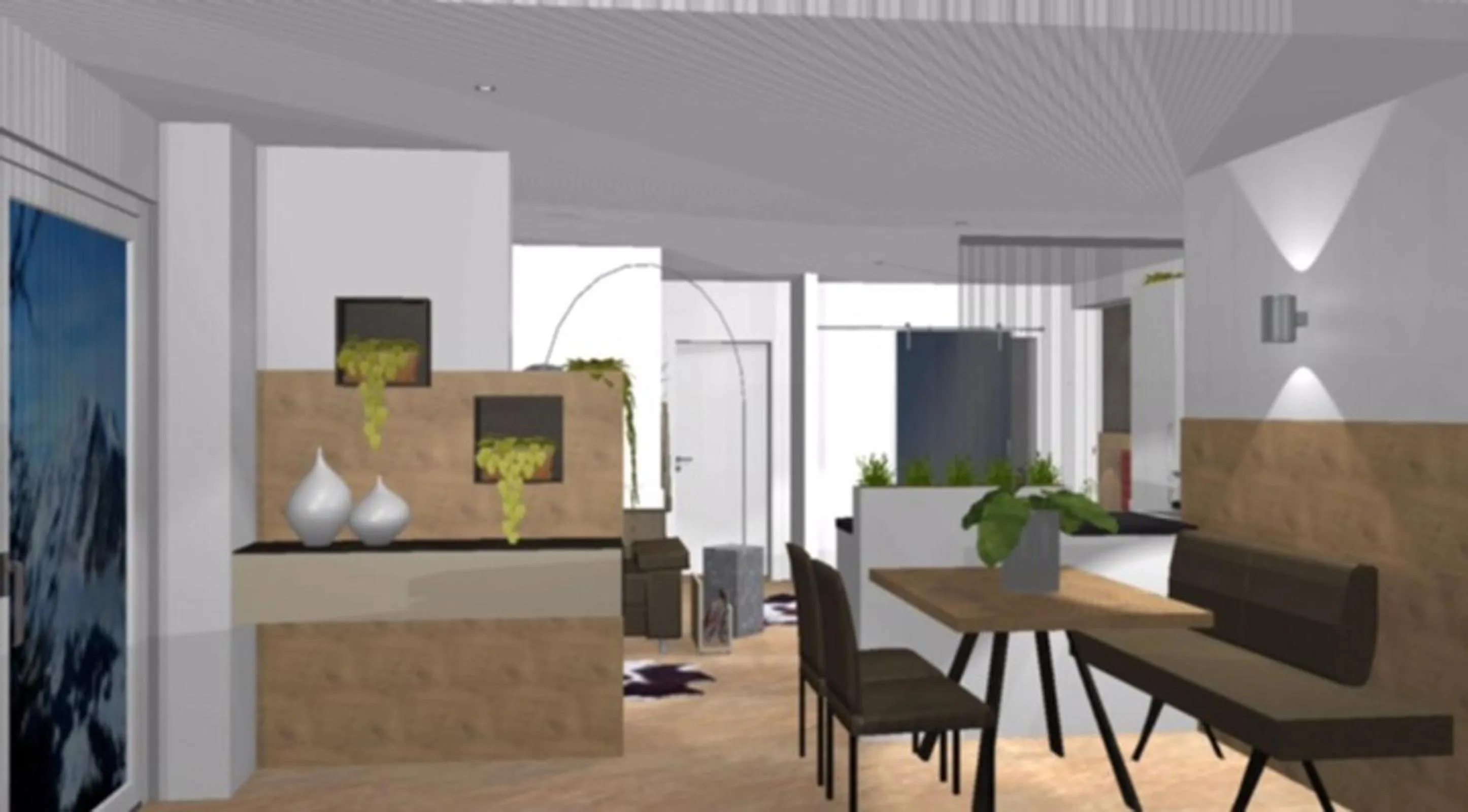 Decorative detail in Appartements Bergsonne