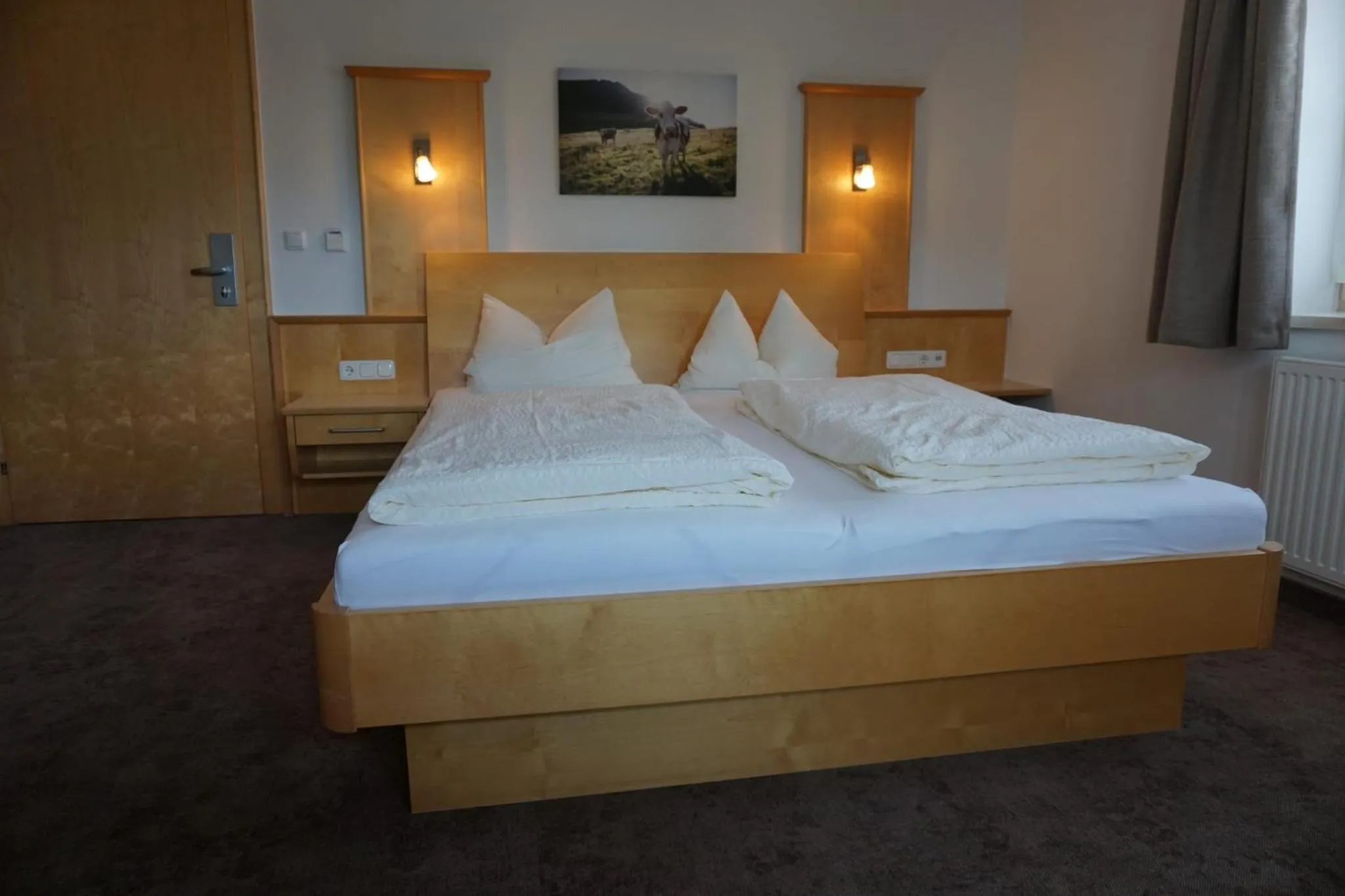 Bedroom, Bed in Appartements Bergsonne