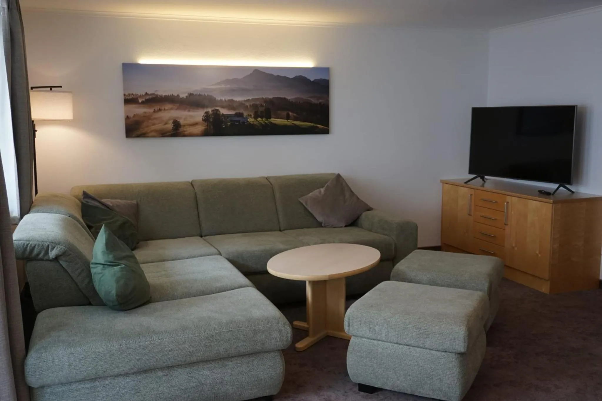 Living room in Appartements Bergsonne