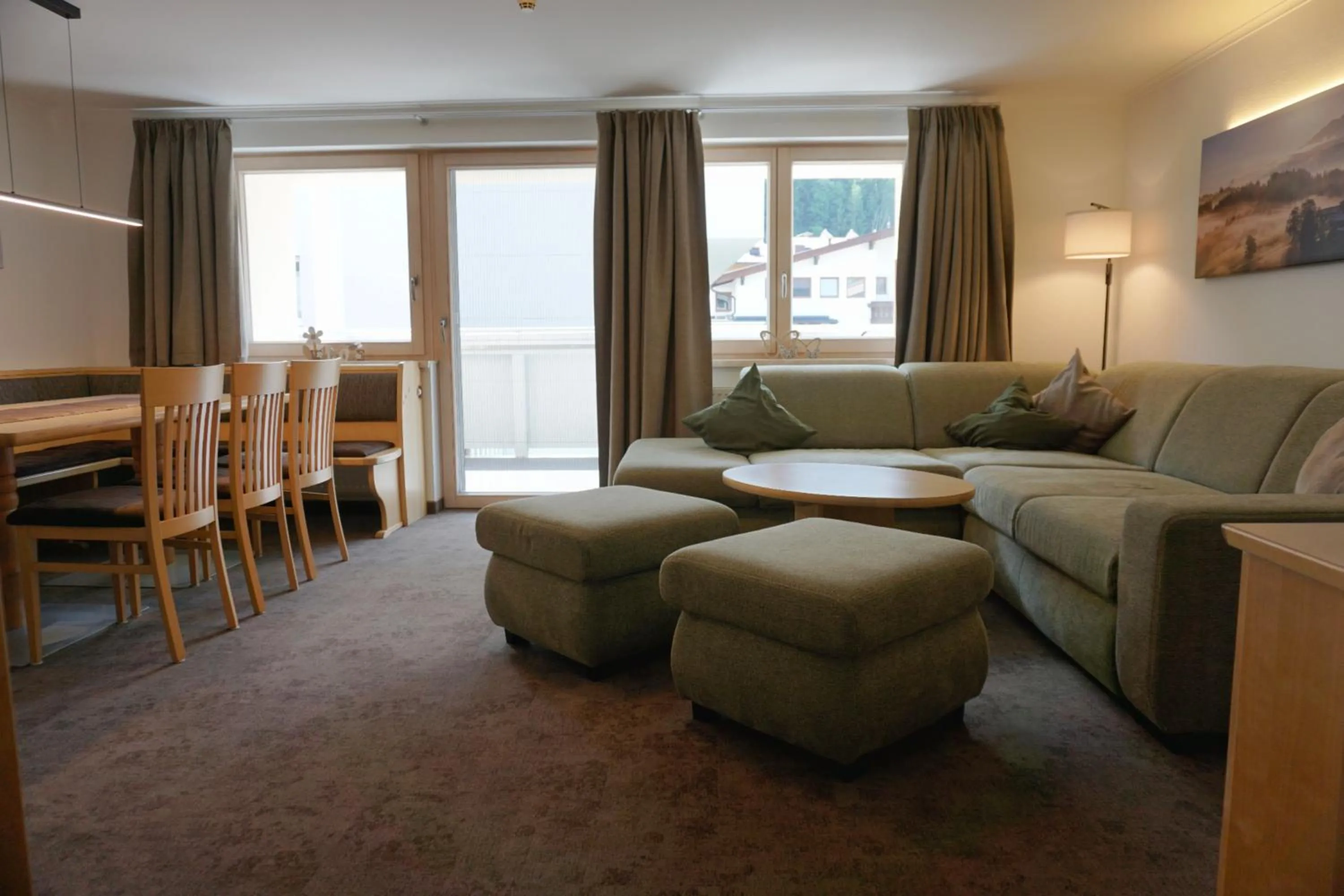 Living room in Appartements Bergsonne