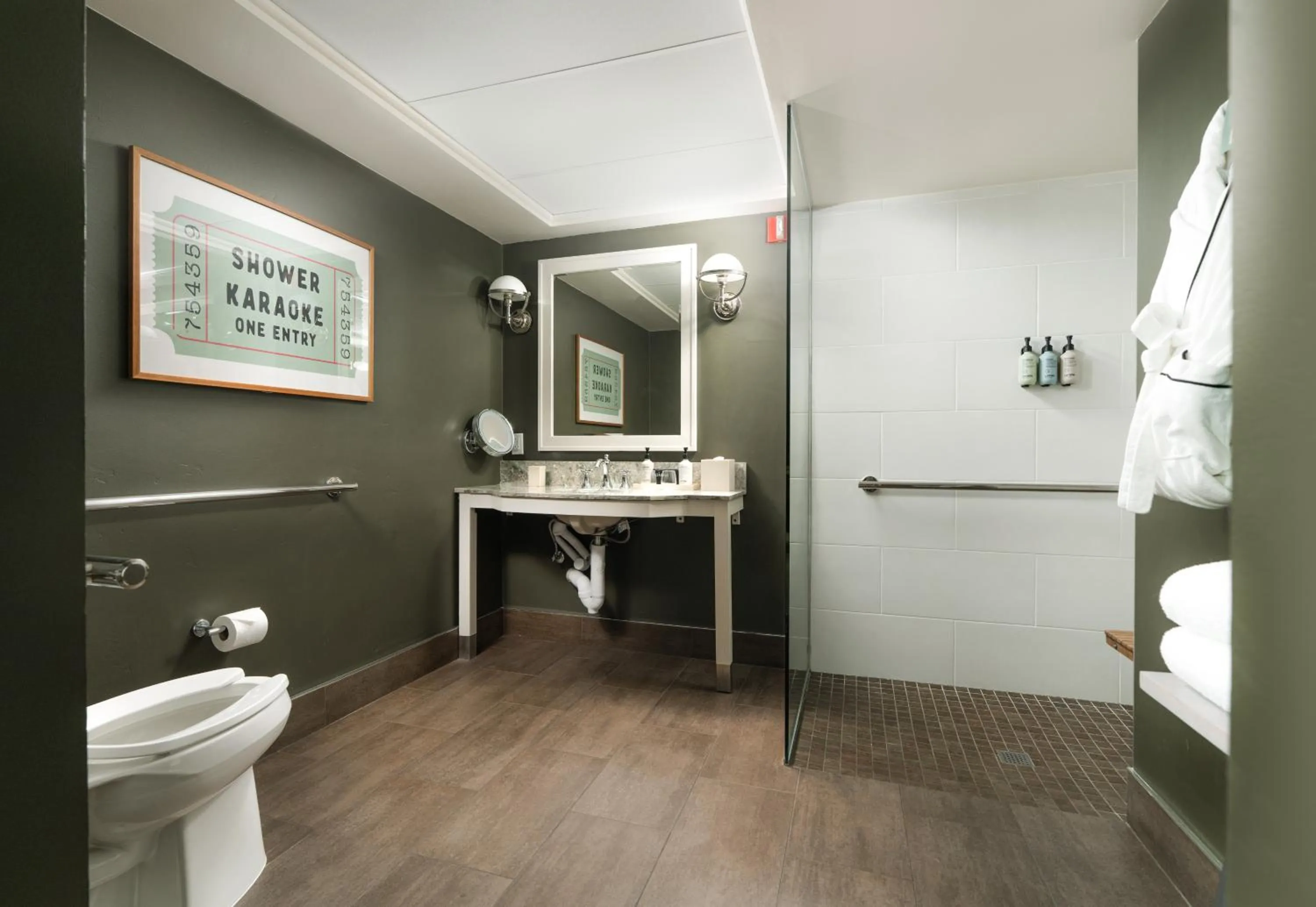 Bathroom in Hotel Santa Barbara