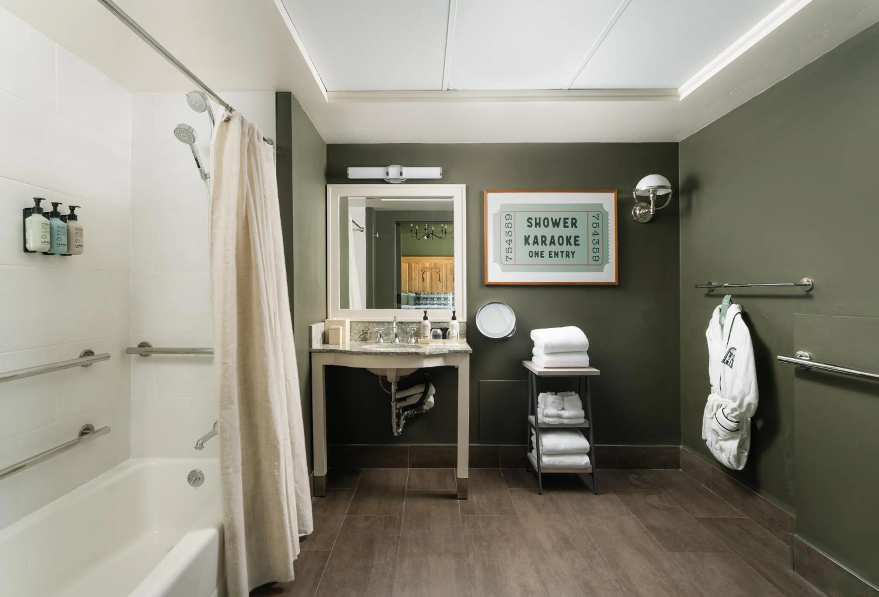 Bathroom in Hotel Santa Barbara