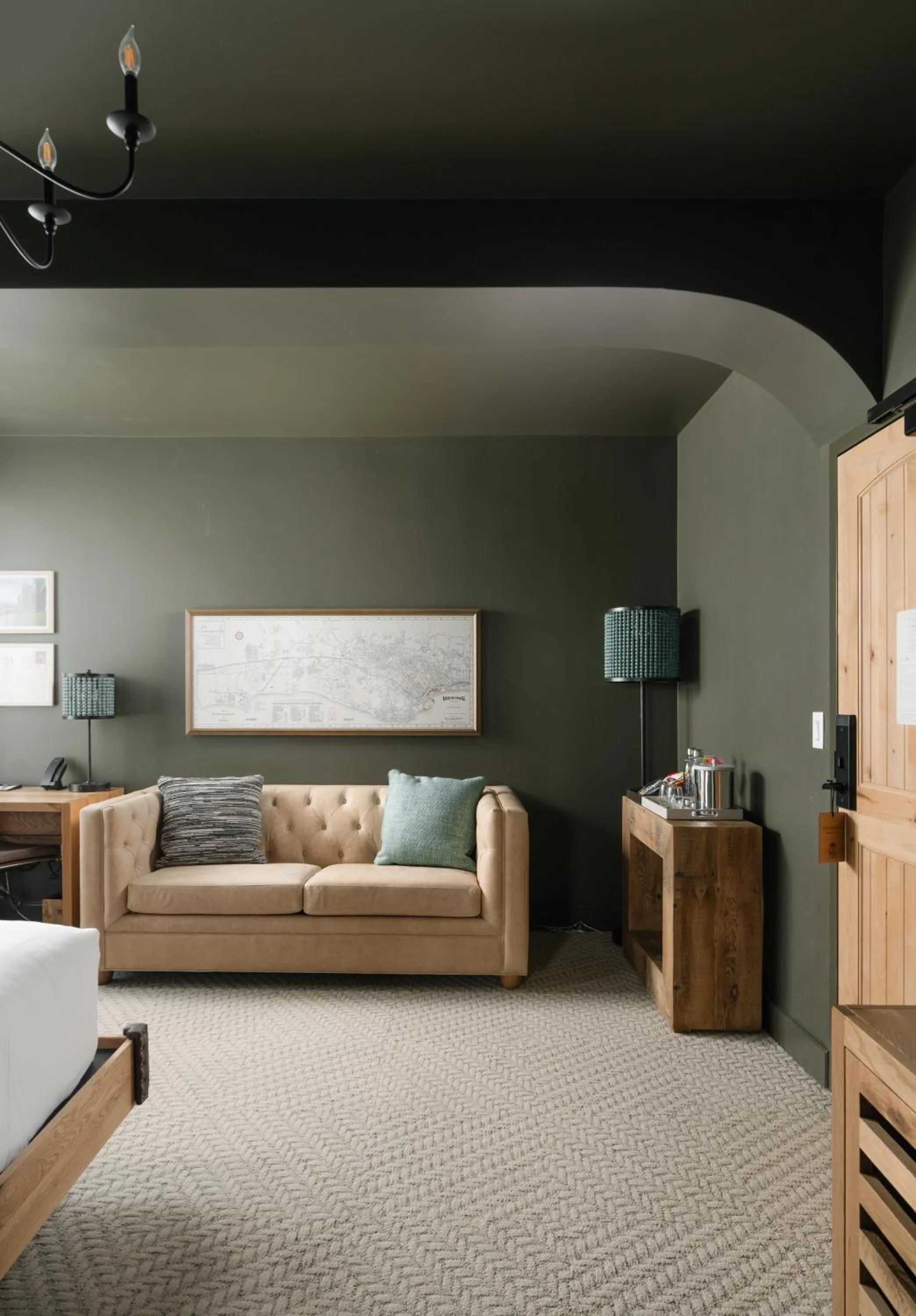 Seating area, Bed in Hotel Santa Barbara