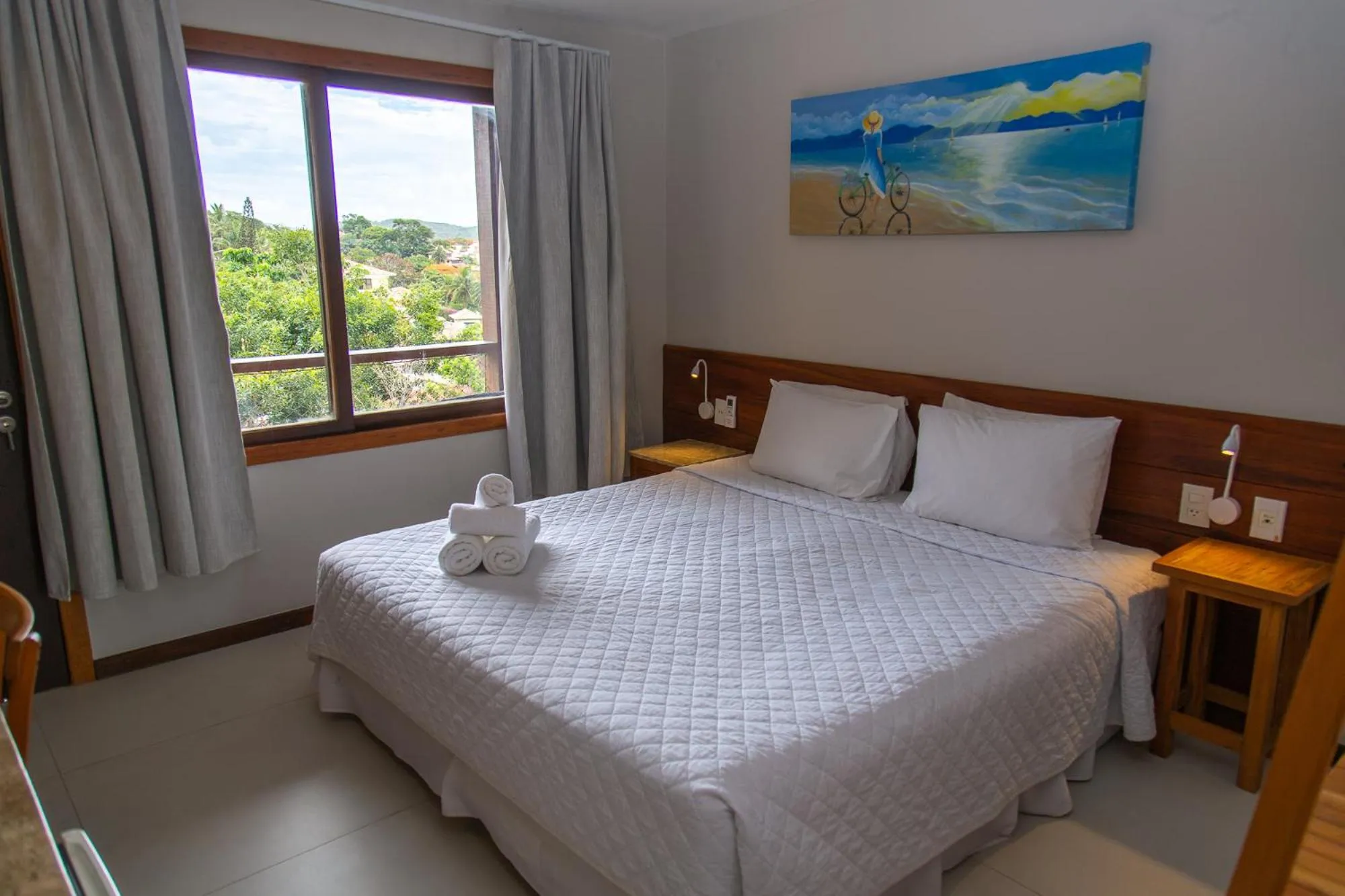 Bed in Hotel La Forêt & Beach Lounge