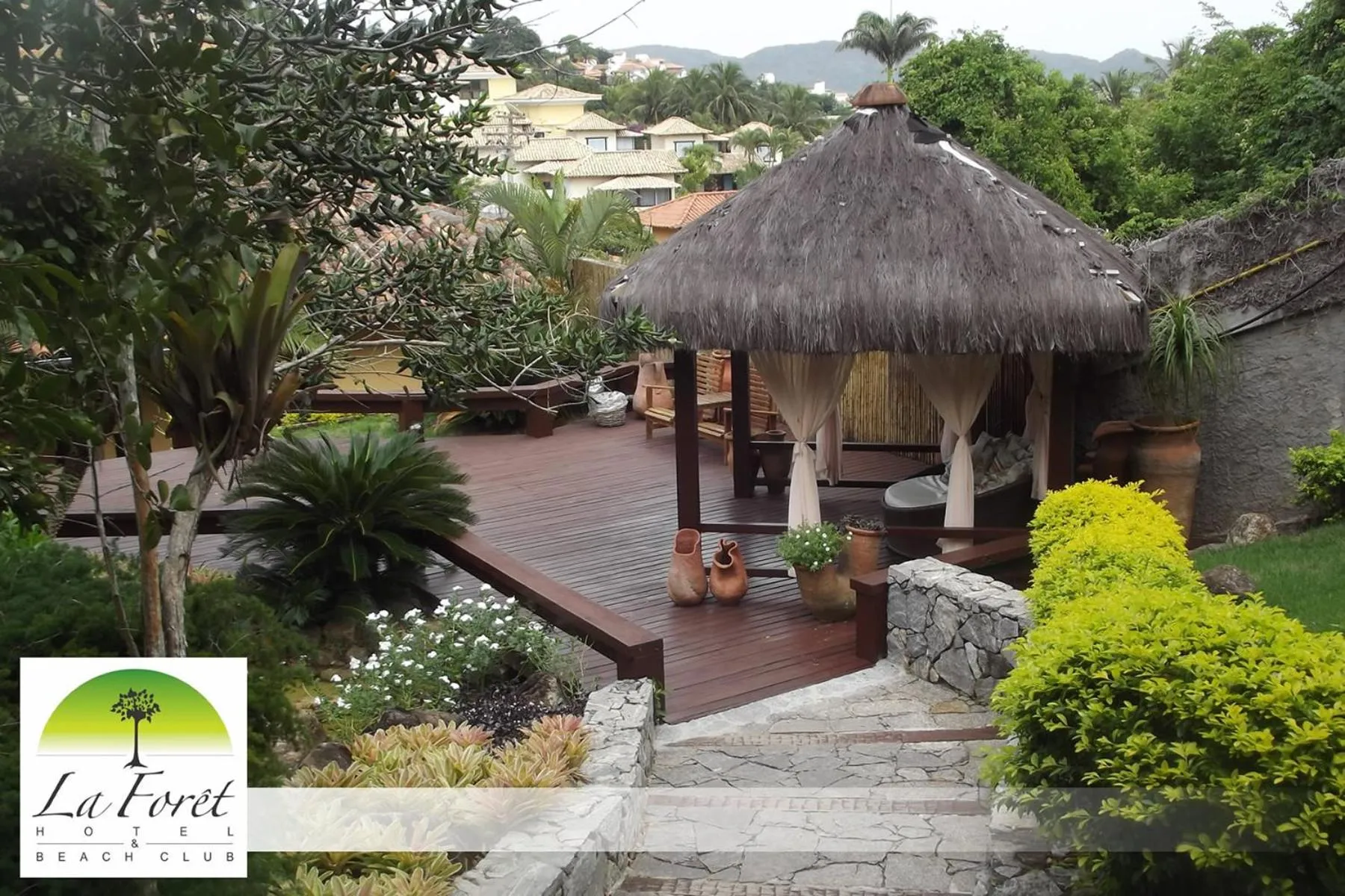 Garden view in Hotel La Forêt & Beach Lounge
