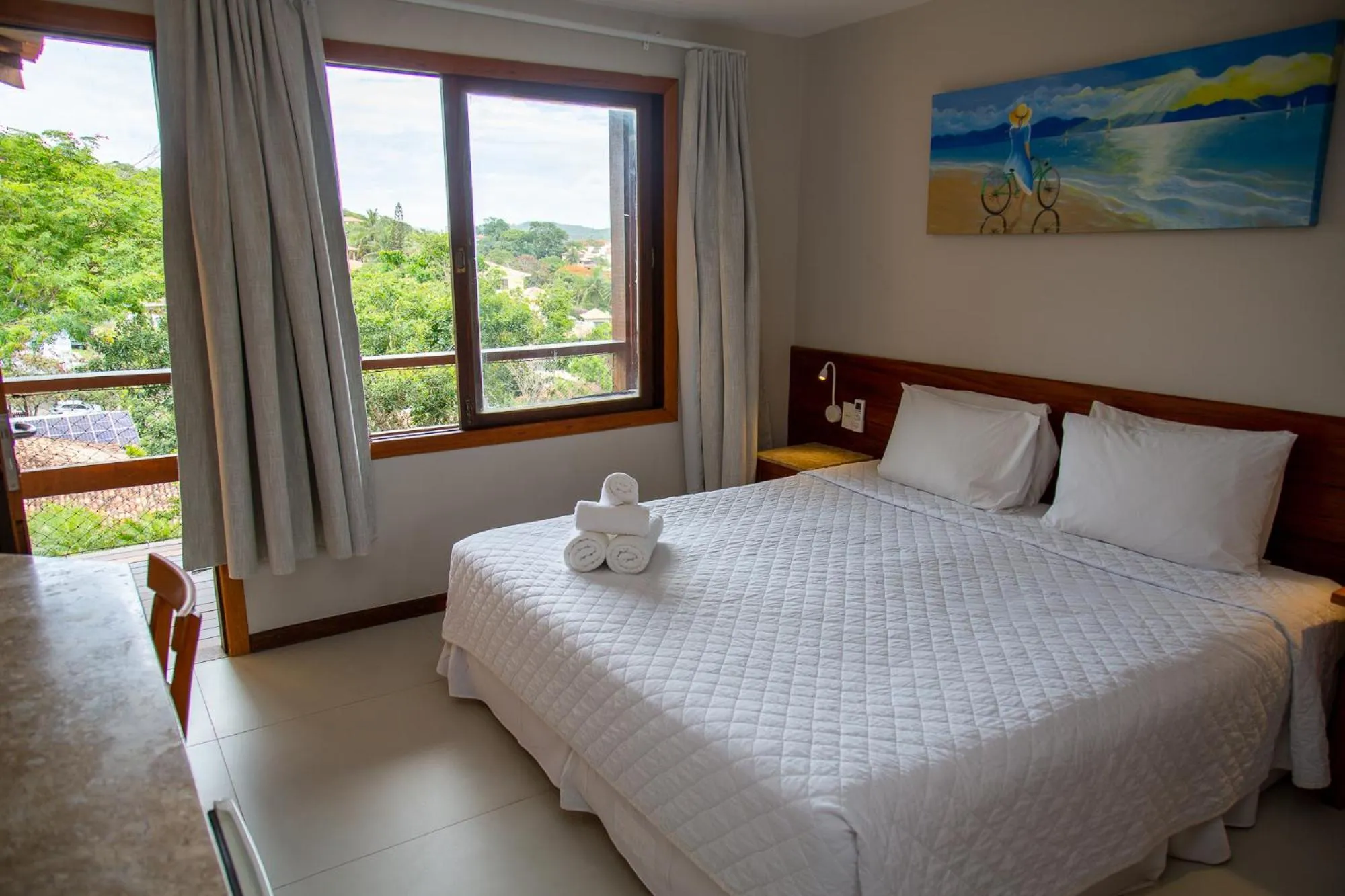 Bed in Hotel La Forêt & Beach Lounge