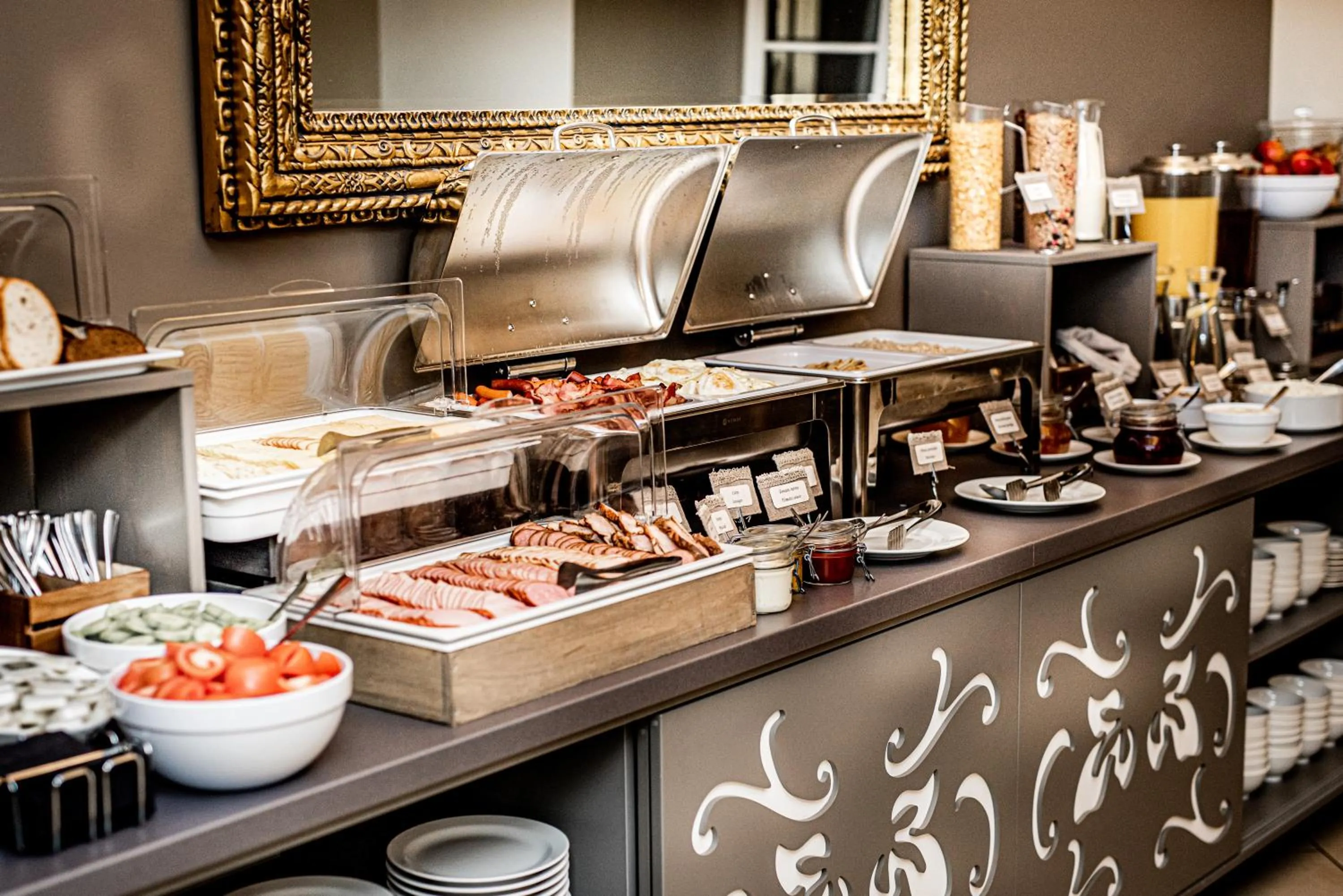 Buffet breakfast in Hotel Sigulda