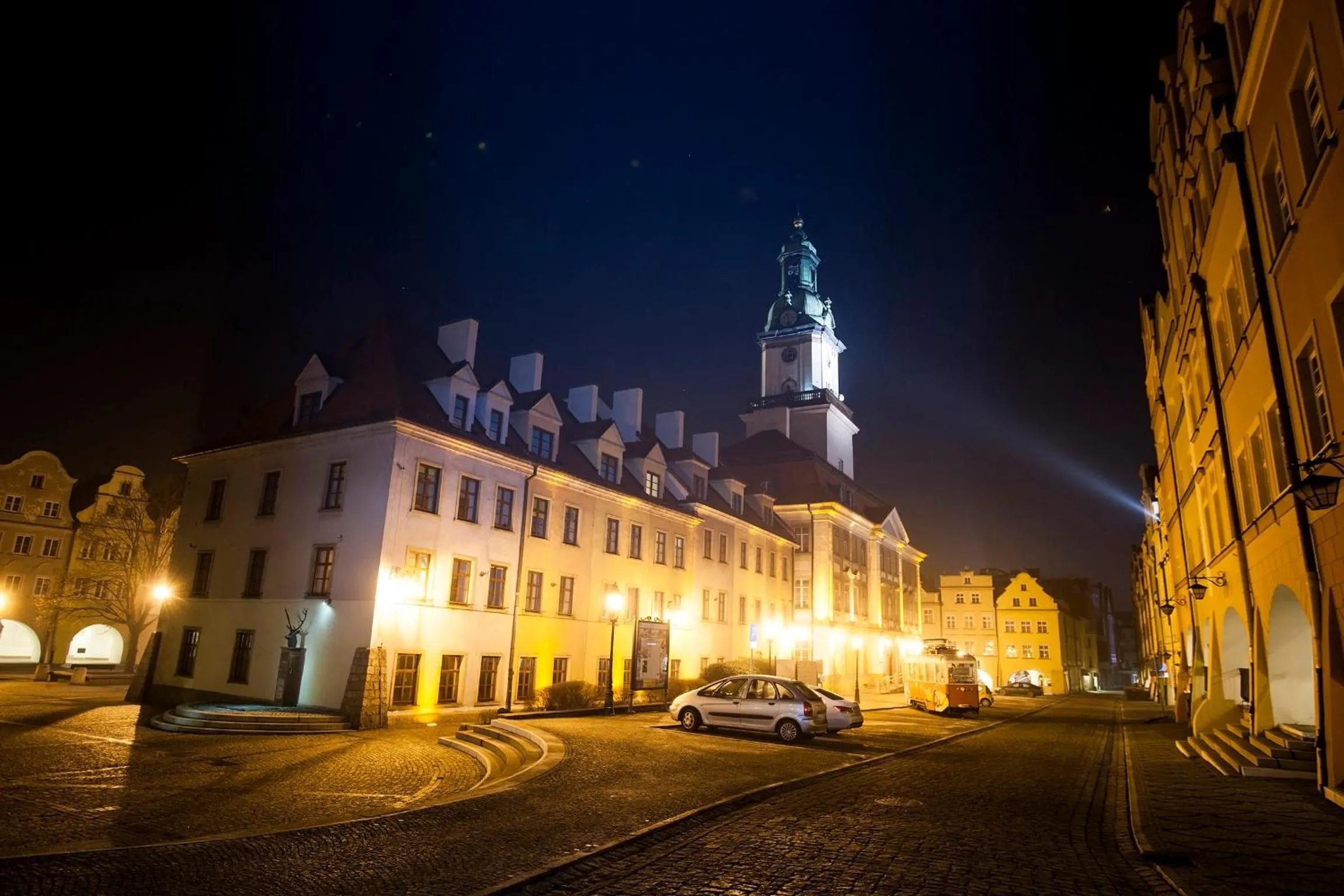 Street view in Great Polonia Jelenia Góra City Center