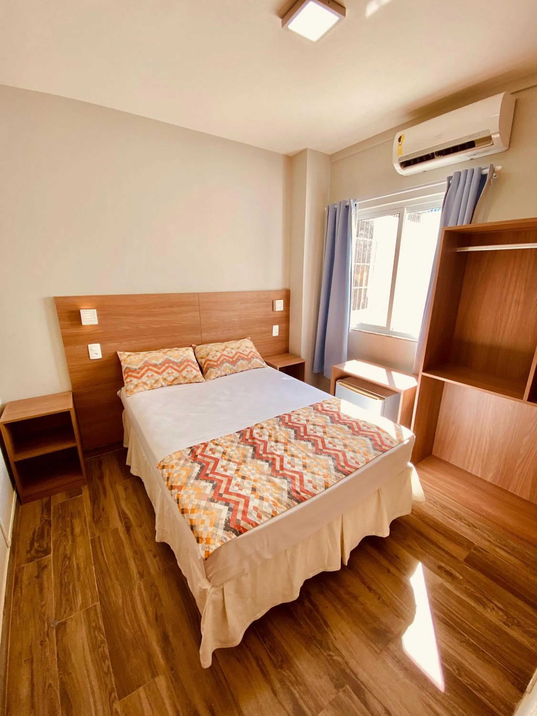 Bed in Hotel Porto Salvador