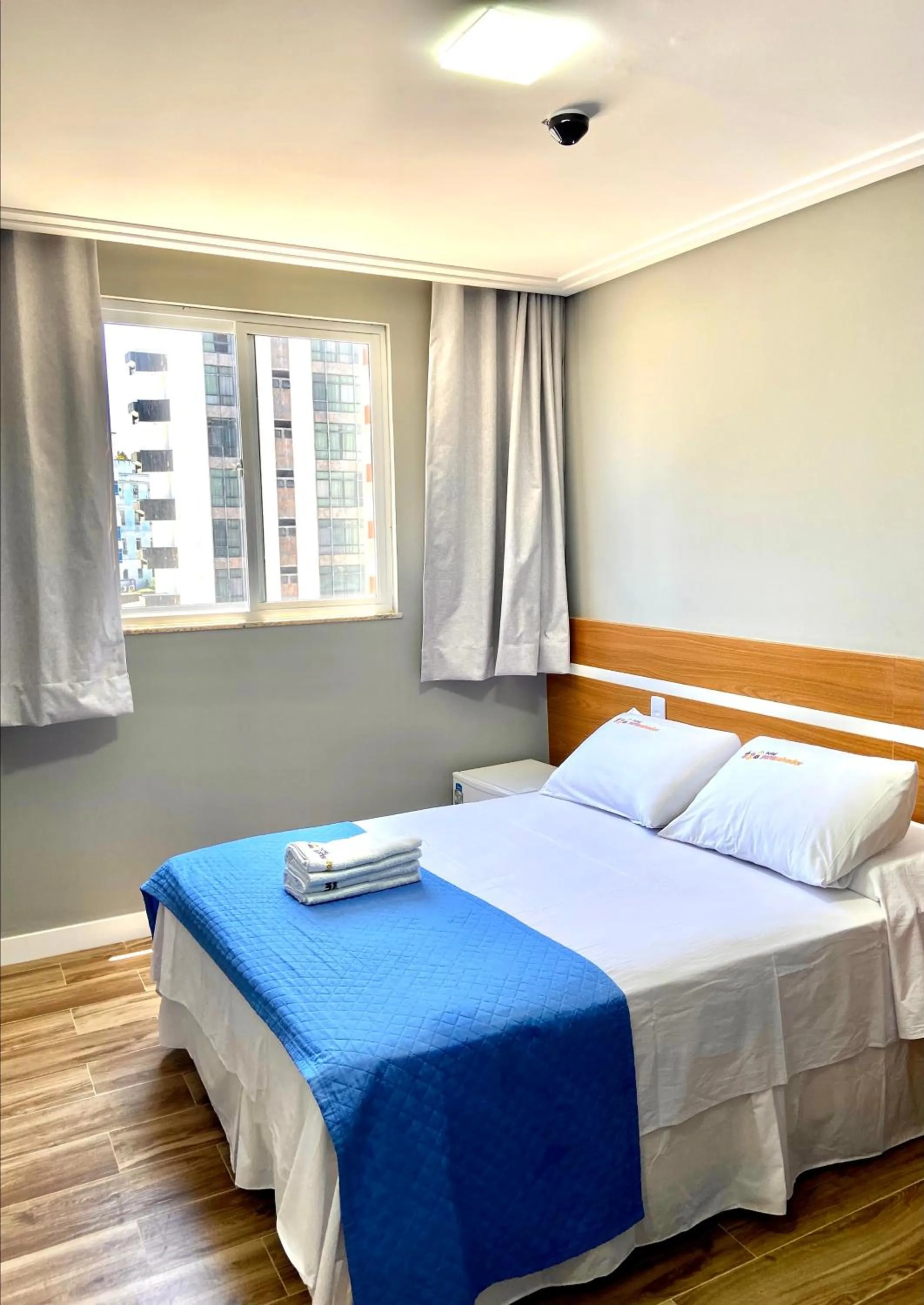 Bed in Hotel Porto Salvador