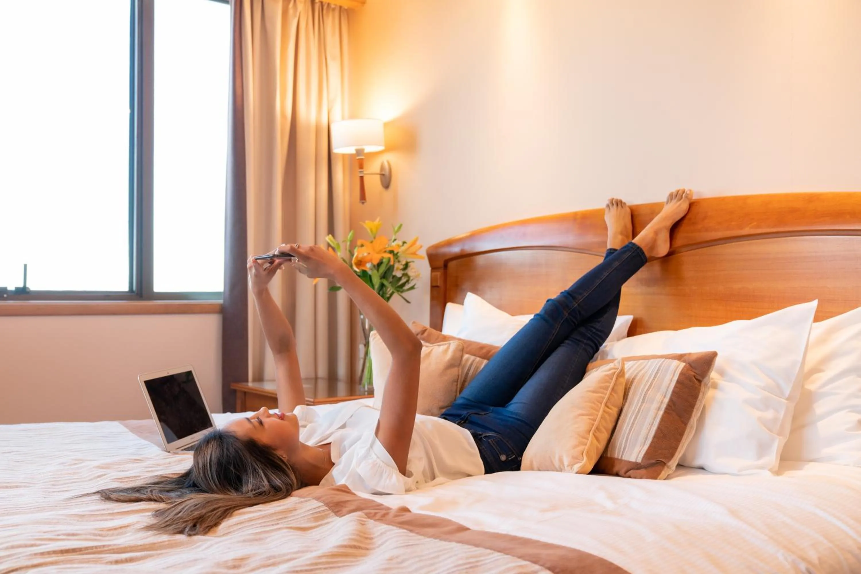 Bed in Hotel Gran Pacifico