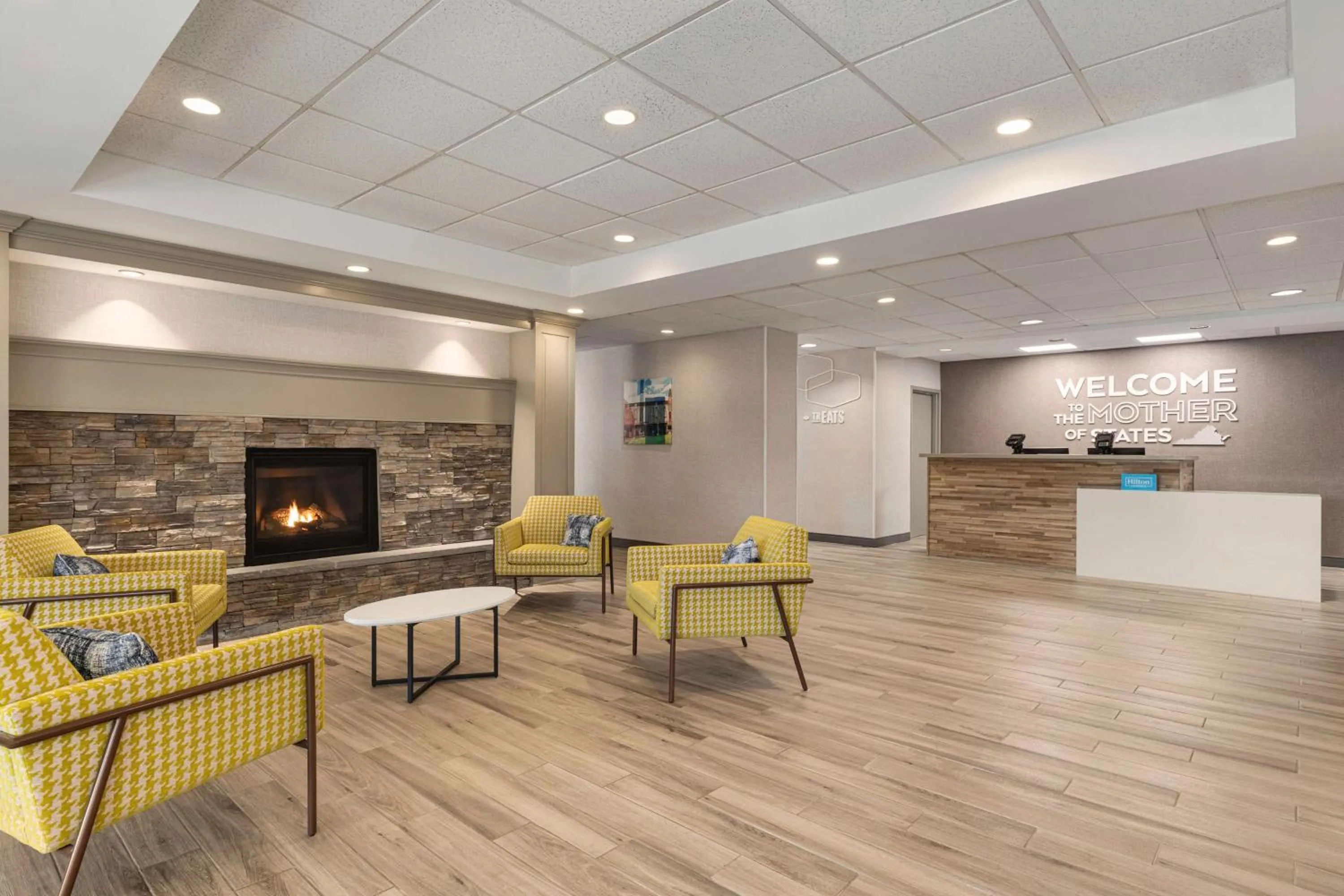 Lobby or reception in Hampton Inn Waynesboro/Stuarts Draft