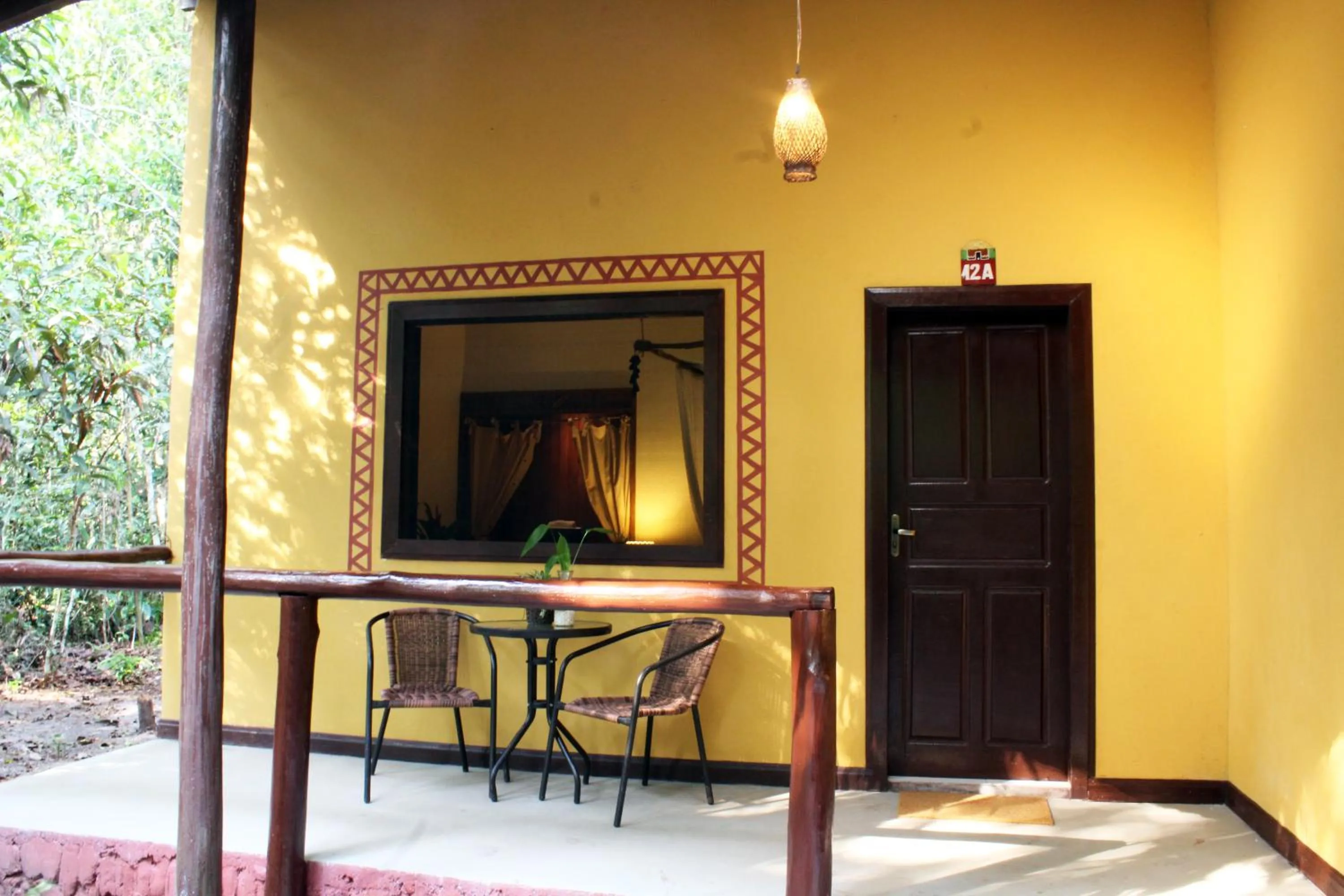 Patio in Amazon Ecopark Jungle Lodge