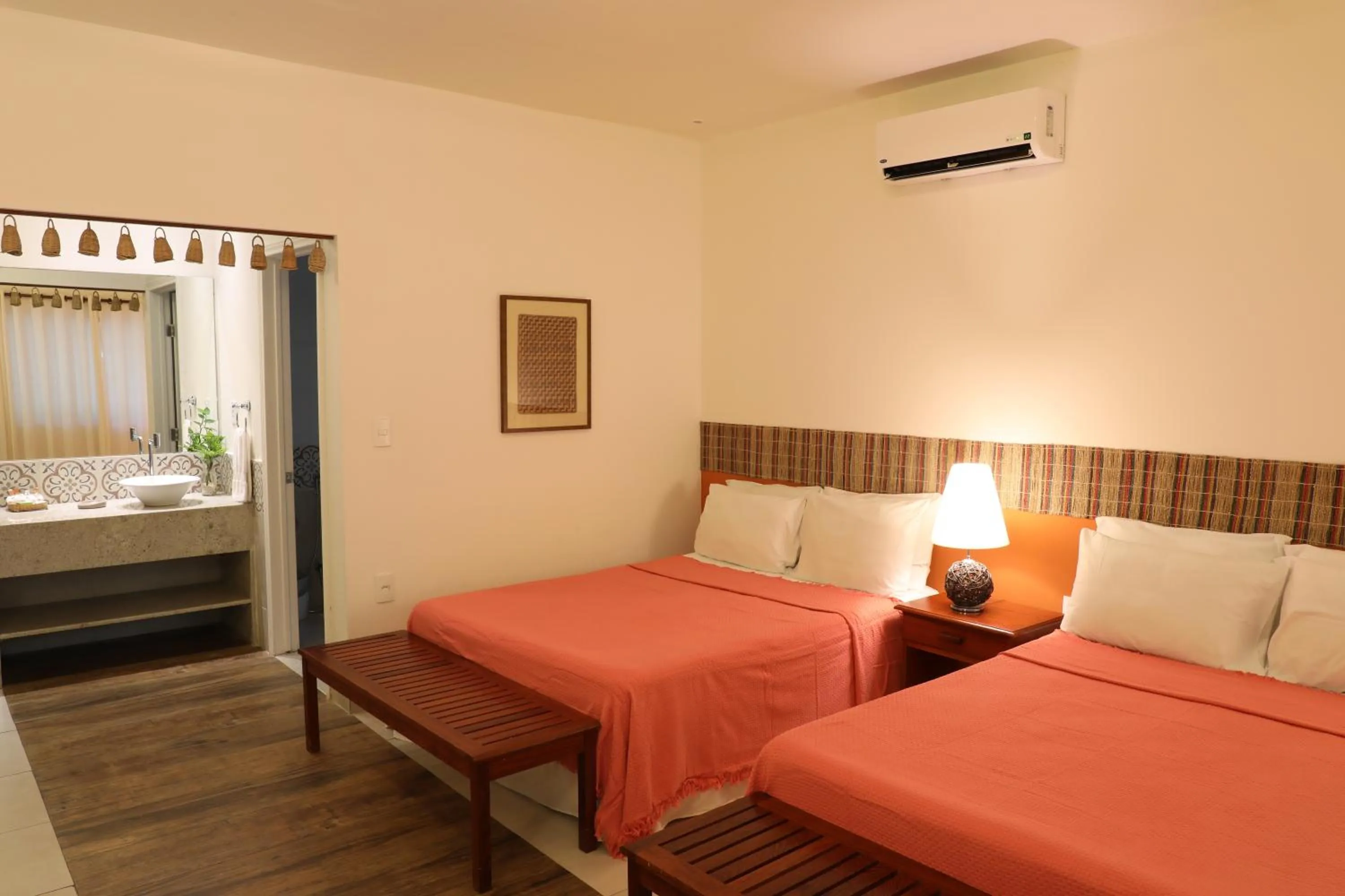 Bed in Amazon Ecopark Jungle Lodge