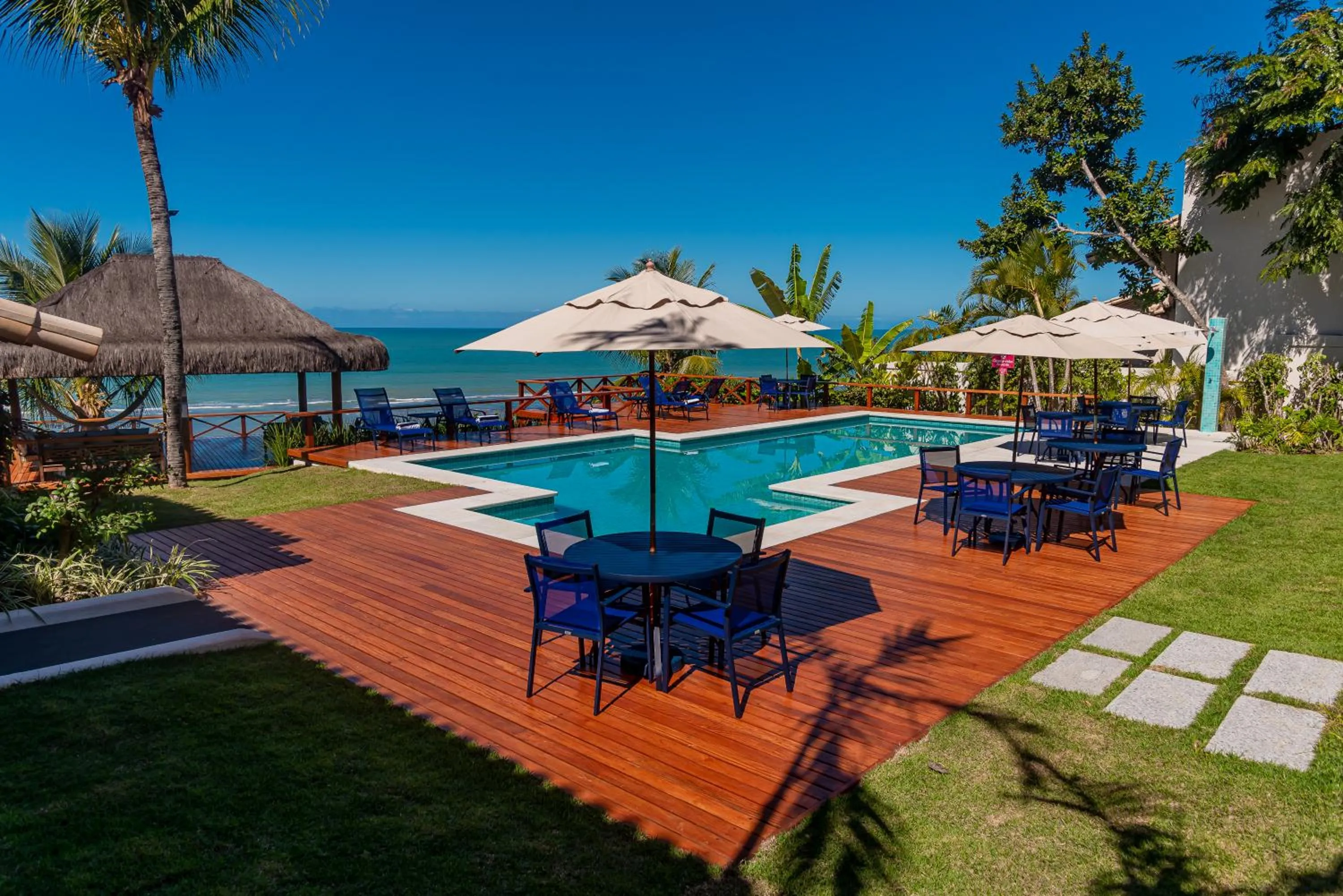 Patio in Hotel Paraiso do Morro
