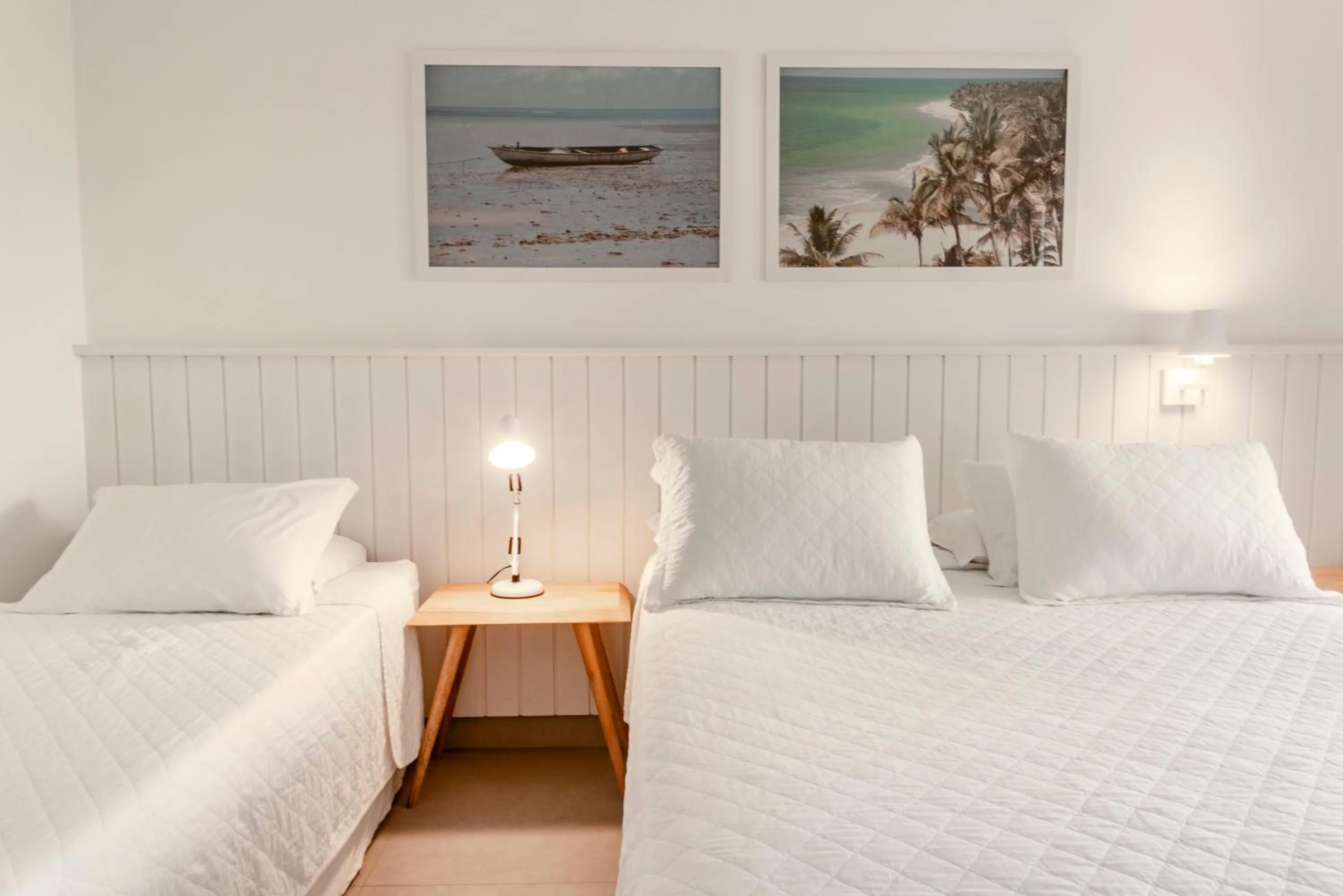 Bed in Hotel Paraiso do Morro