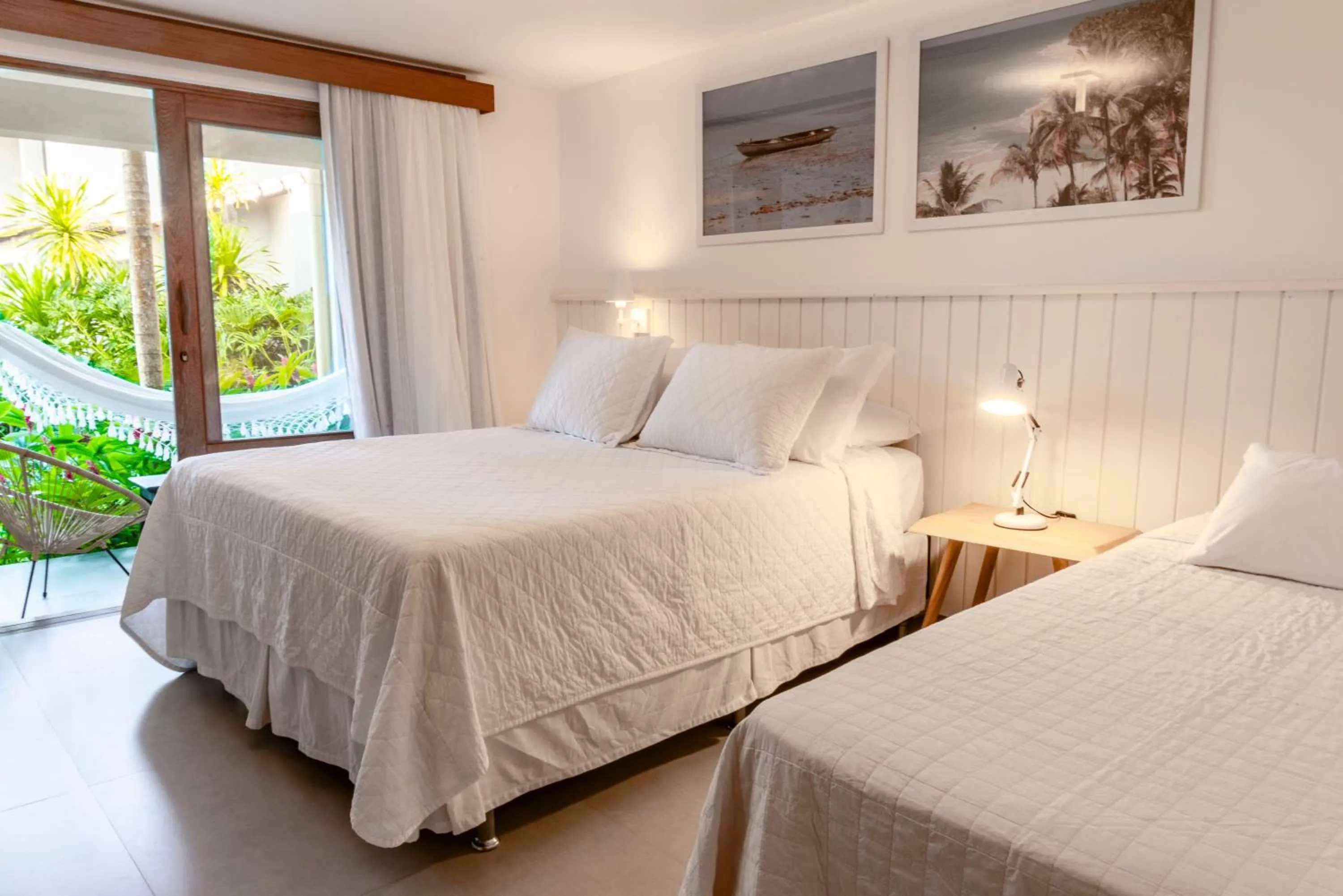 Bed in Hotel Paraiso do Morro