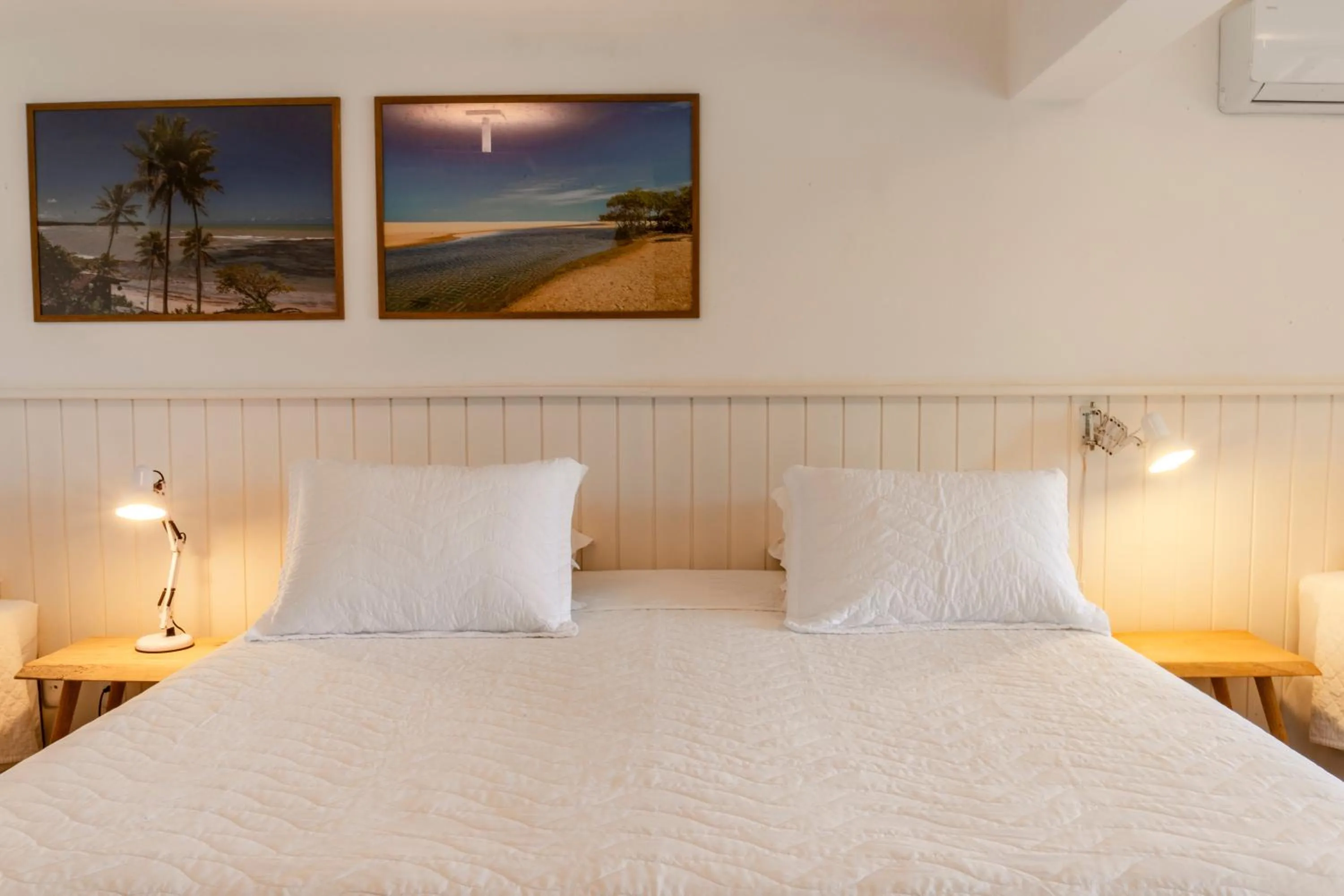 Bed in Hotel Paraiso do Morro