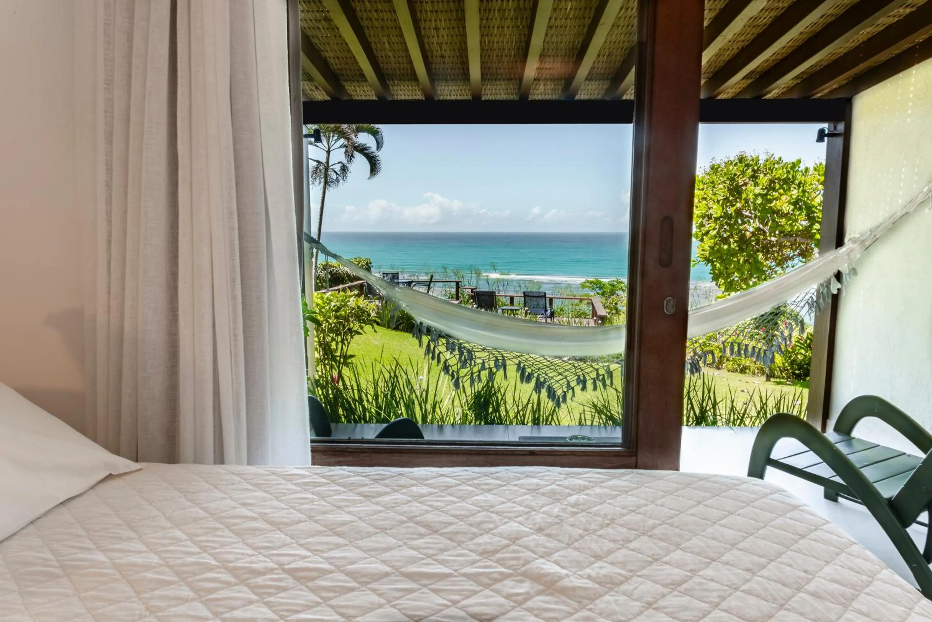 Bed in Hotel Paraiso do Morro