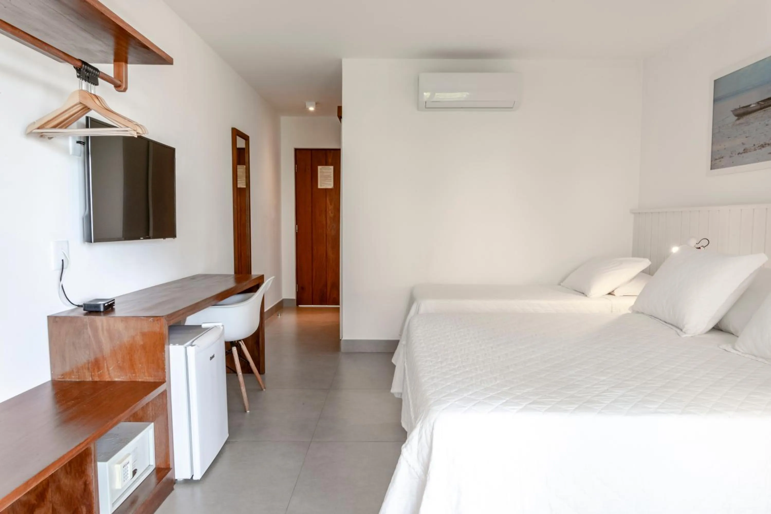 Bed in Hotel Paraiso do Morro