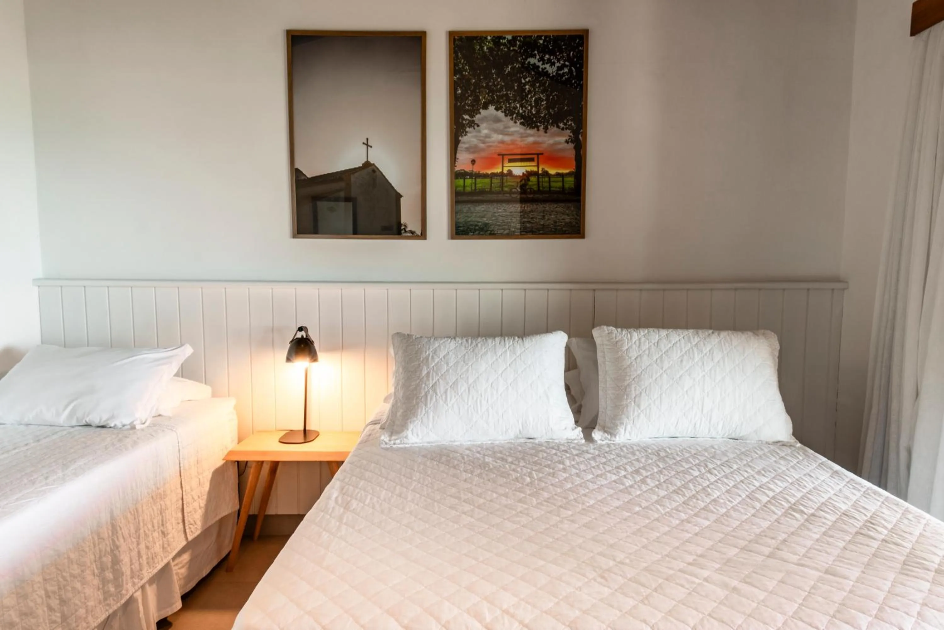 Bed in Hotel Paraiso do Morro