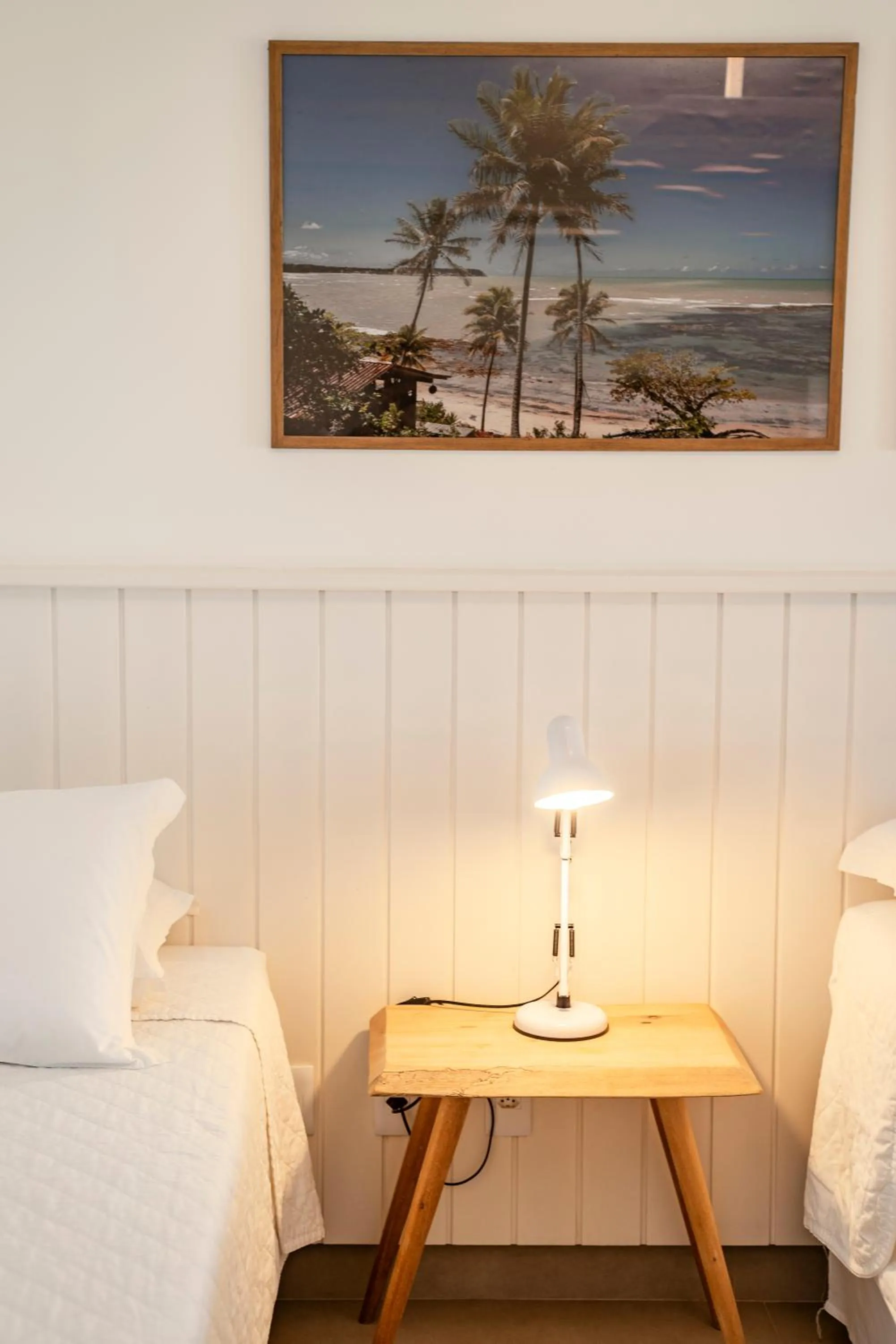 Bed in Hotel Paraiso do Morro