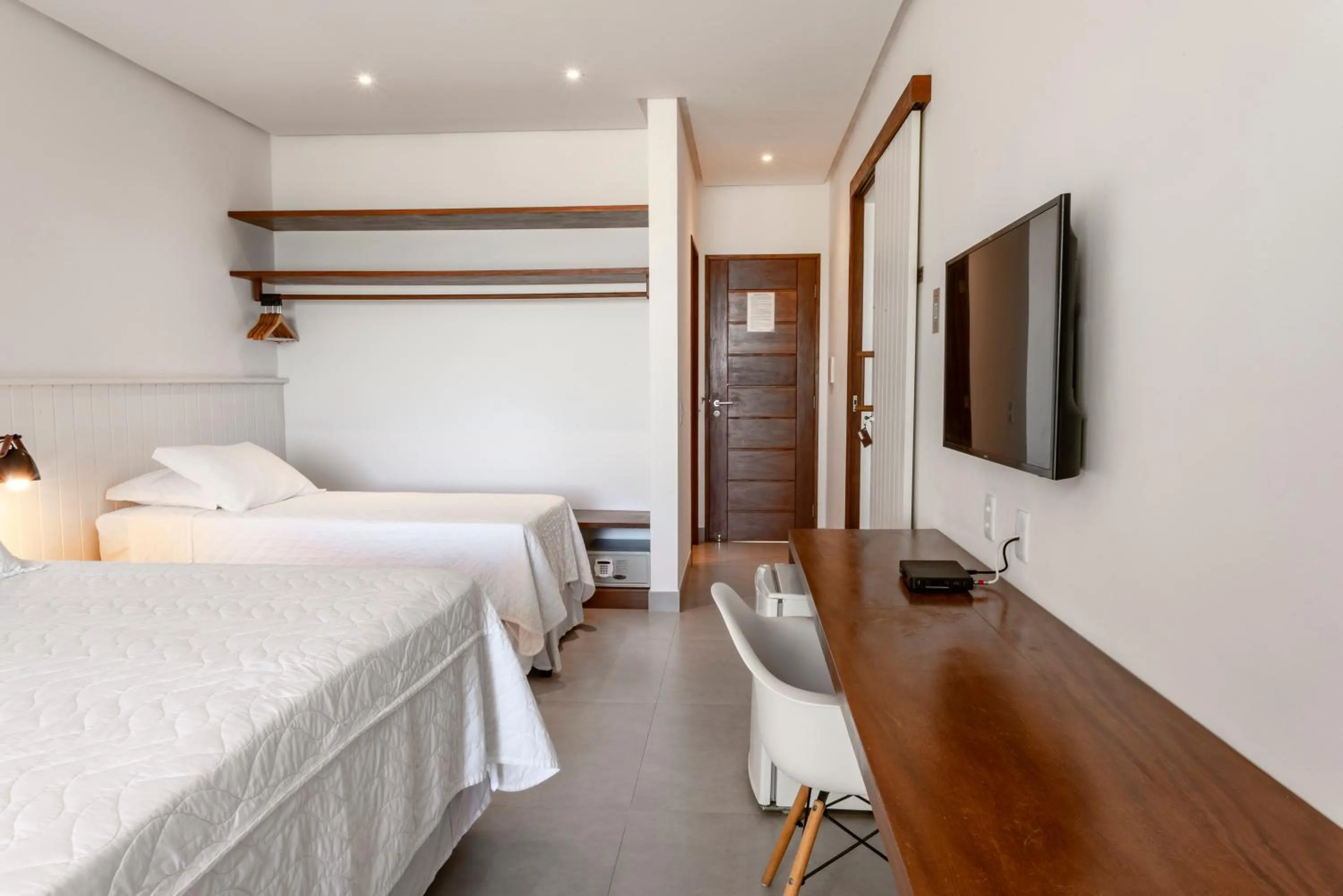 Bed in Hotel Paraiso do Morro