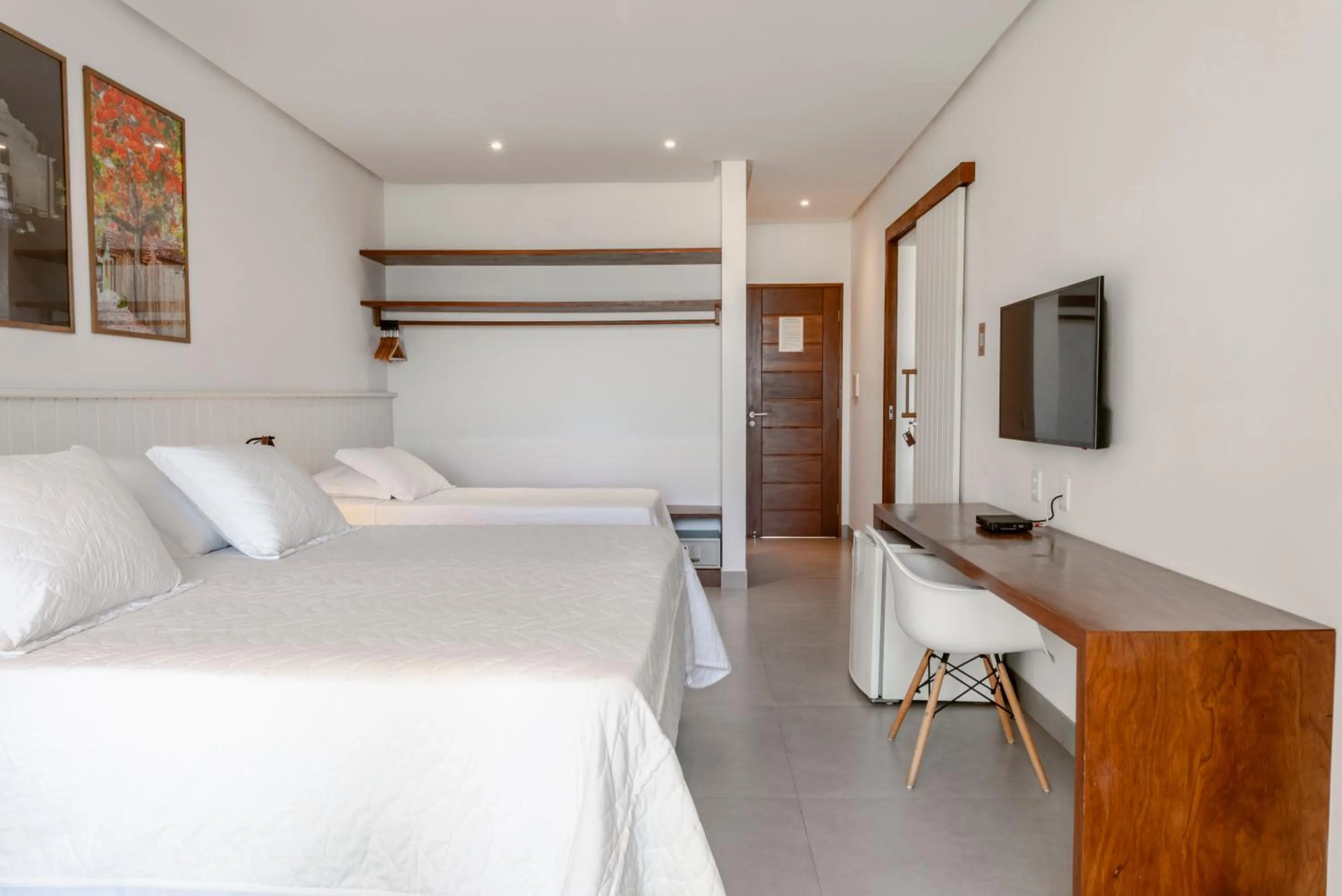 Bed in Hotel Paraiso do Morro