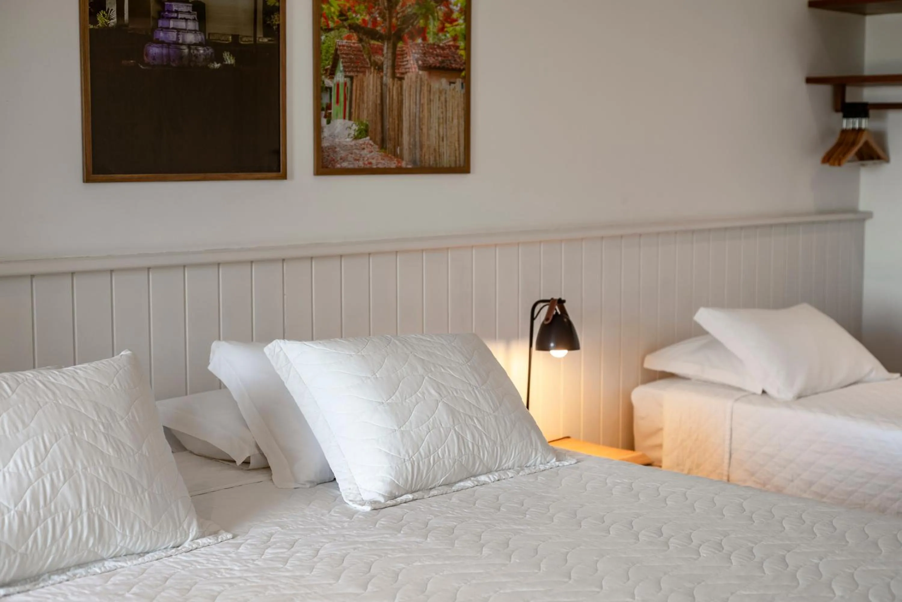 Bed in Hotel Paraiso do Morro