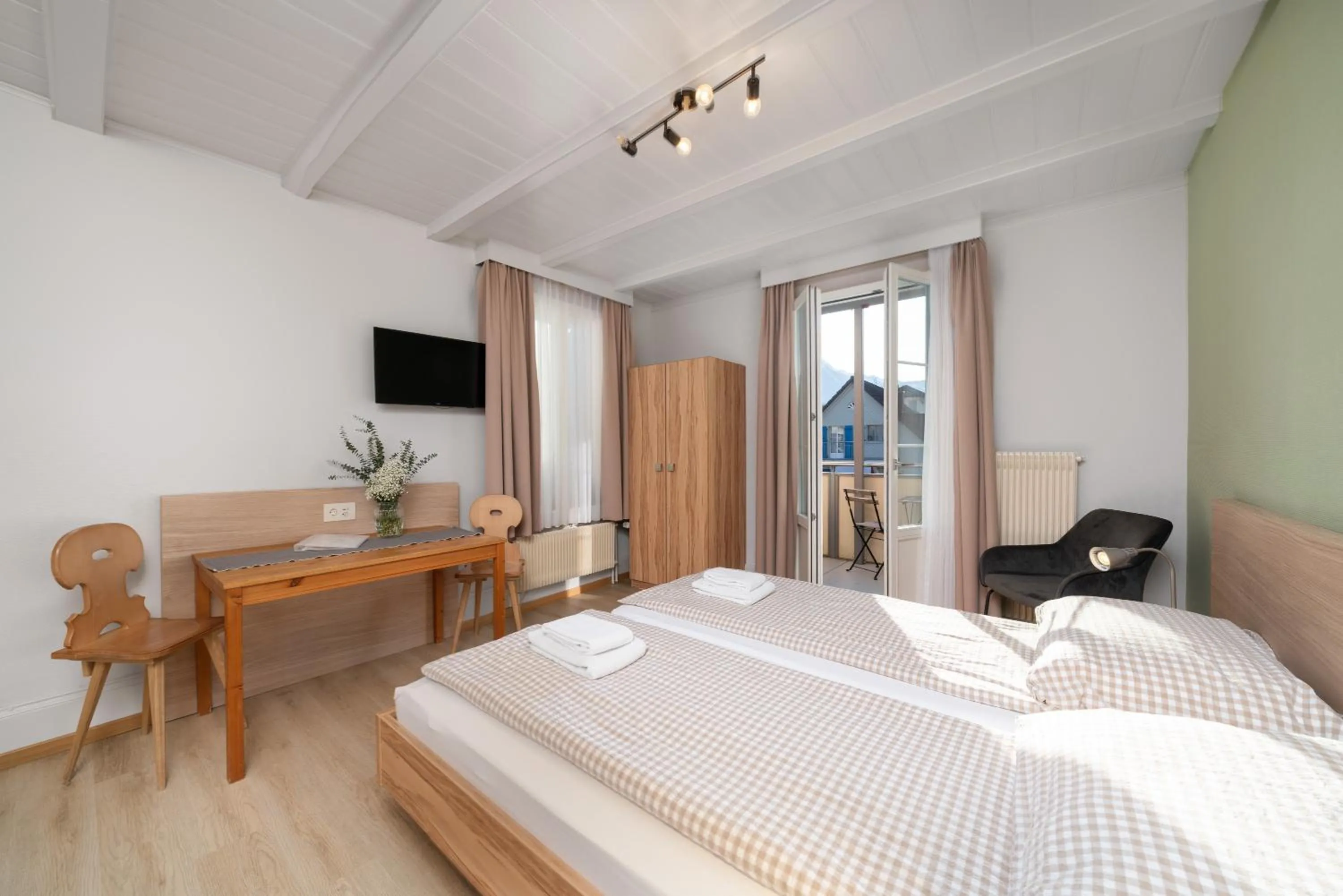Bed in Interlaken Apartments