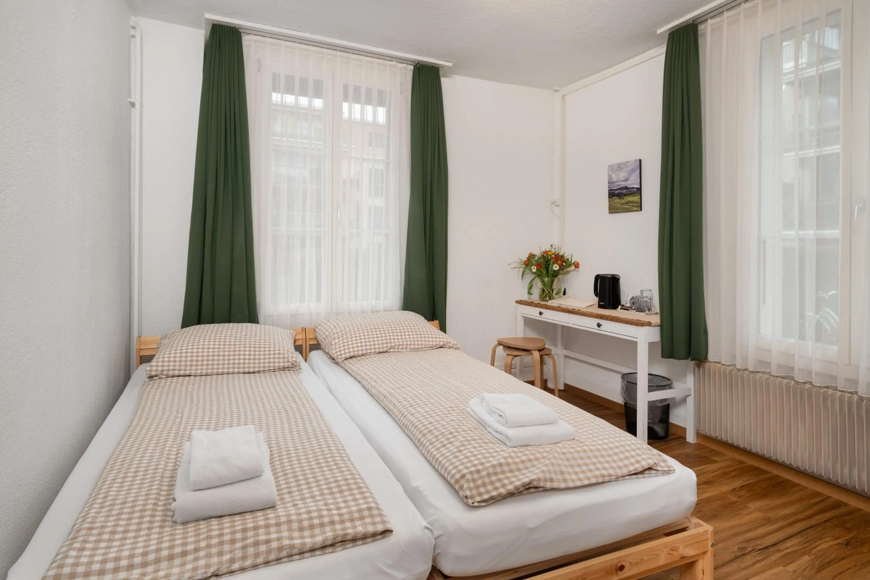Bed in Interlaken Apartments