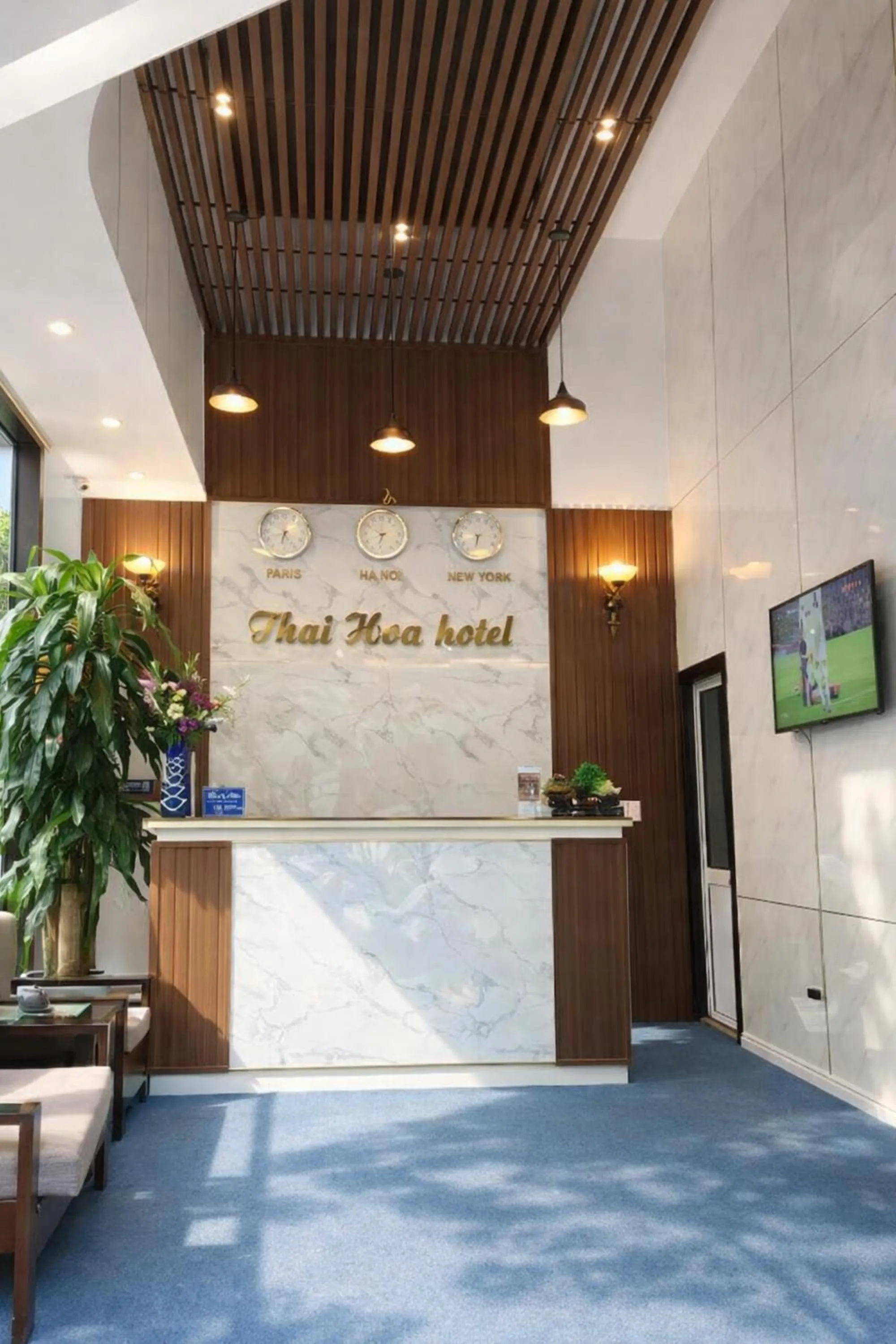 Lobby or reception in Thai Hoa Hotel